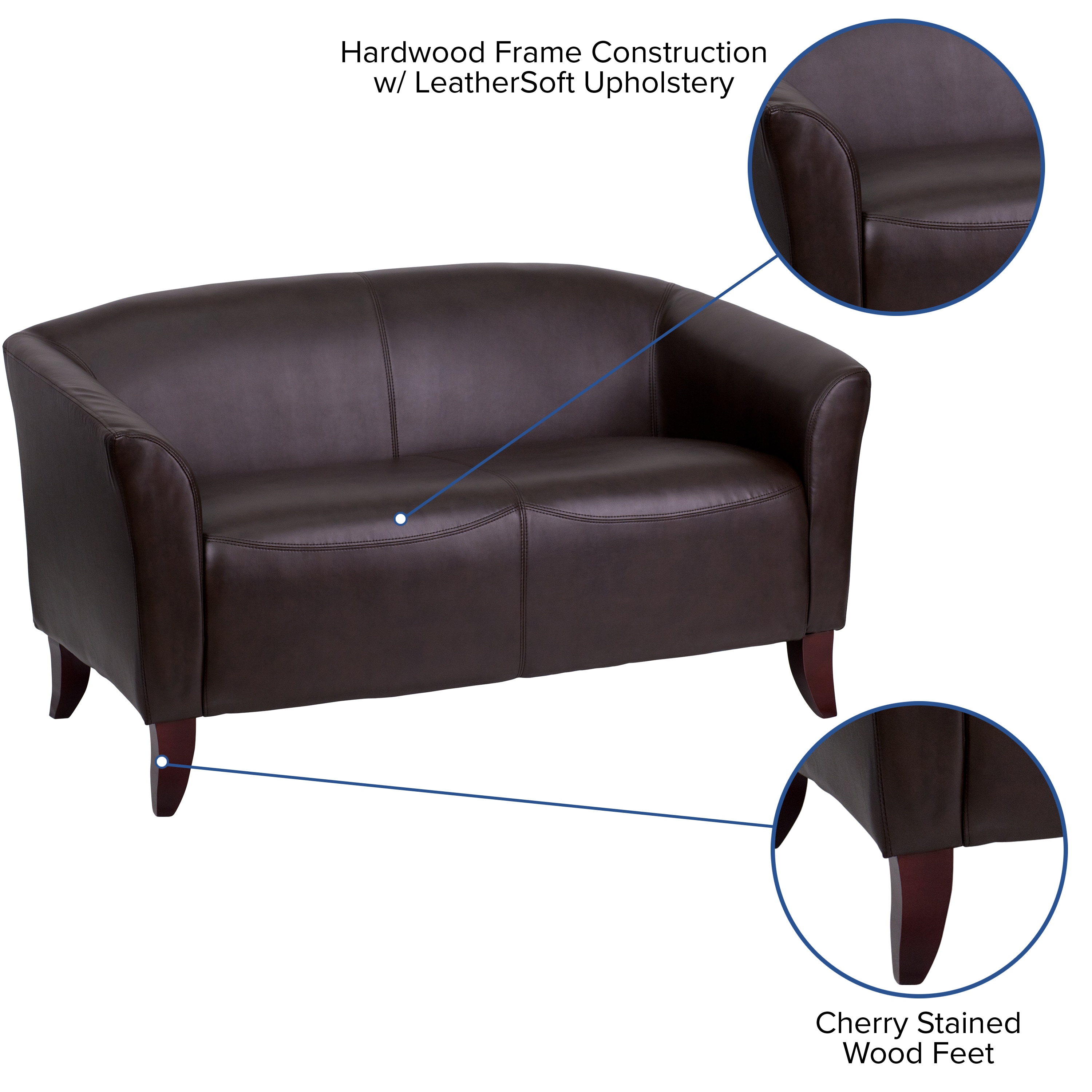 Flash Furniture 847254038690 Sofas-Loveseats - View #5