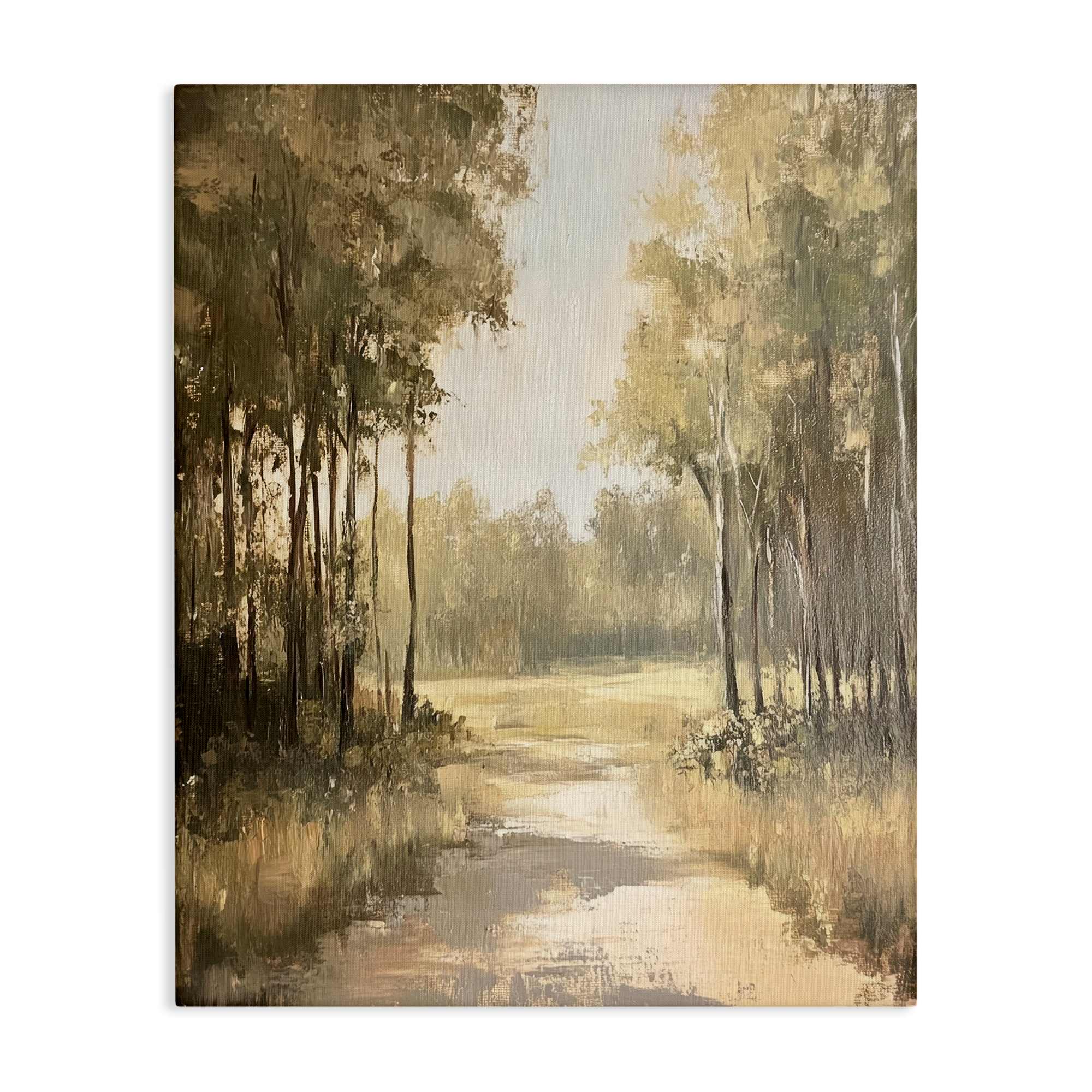 Stupell Industries BT-827-CN-24X30 To The Woods Pathway Canvas design by Petal Prints Design