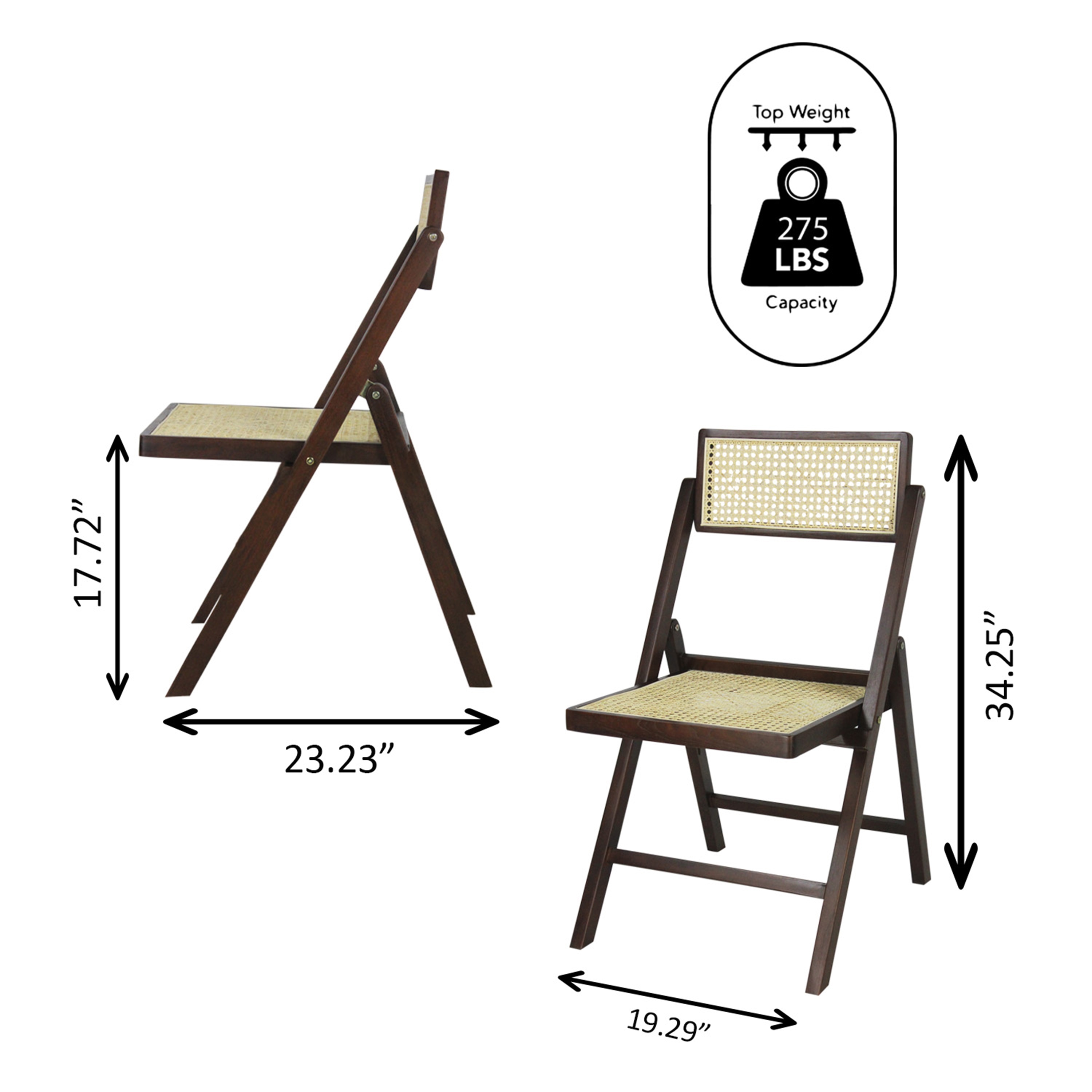 JONATHAN  Y FLD1000B-SET2 Folding-Chairs - View #4