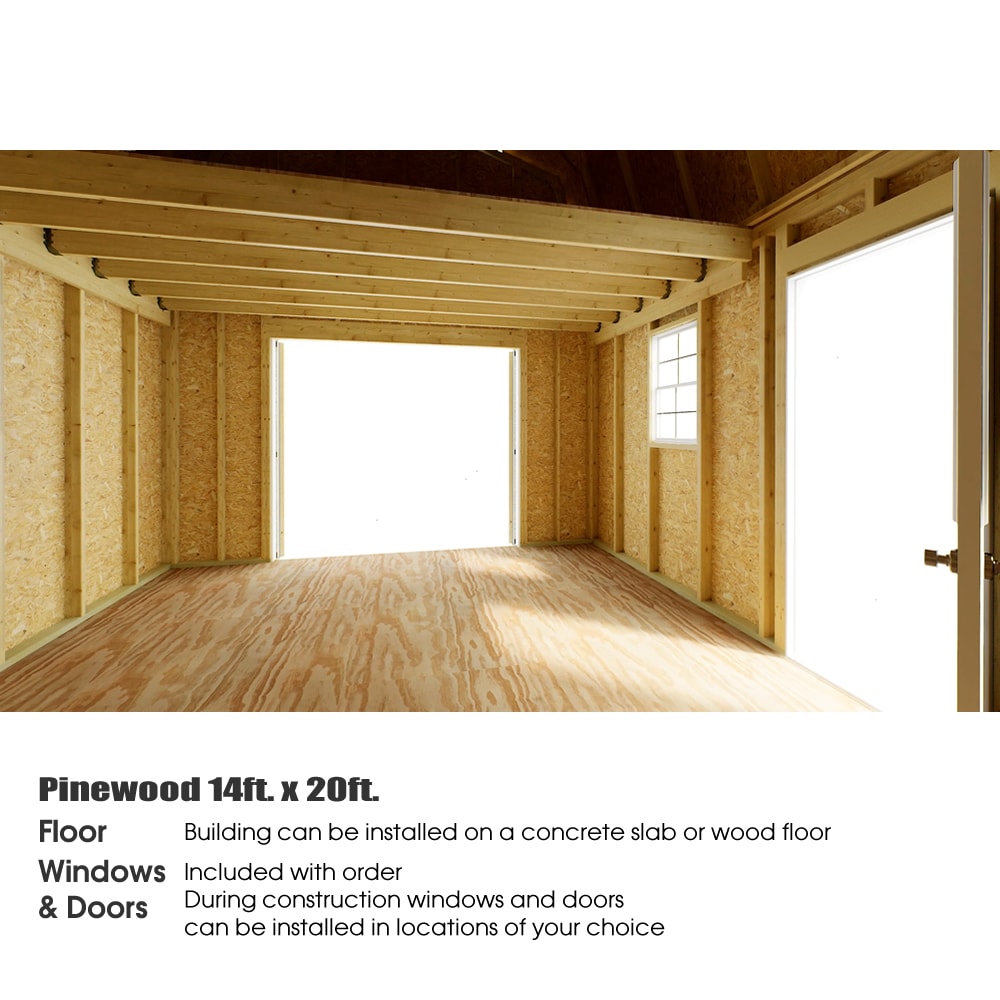 Best Barns PWOOD1428 Wood-Storage-Buildings - View #9
