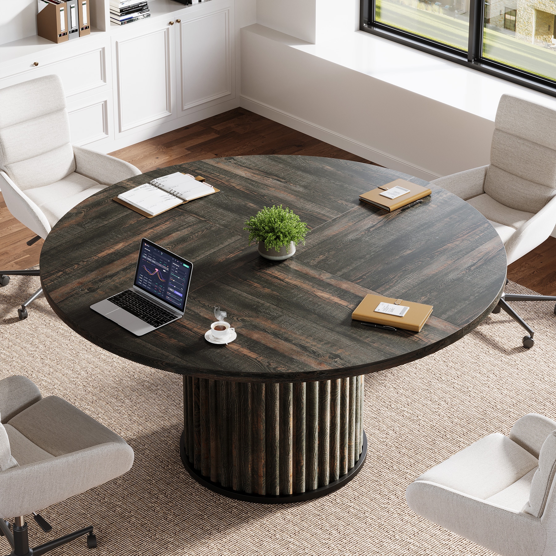 Tribesigns LWOYJL-1176YY Office-Tables - View #2
