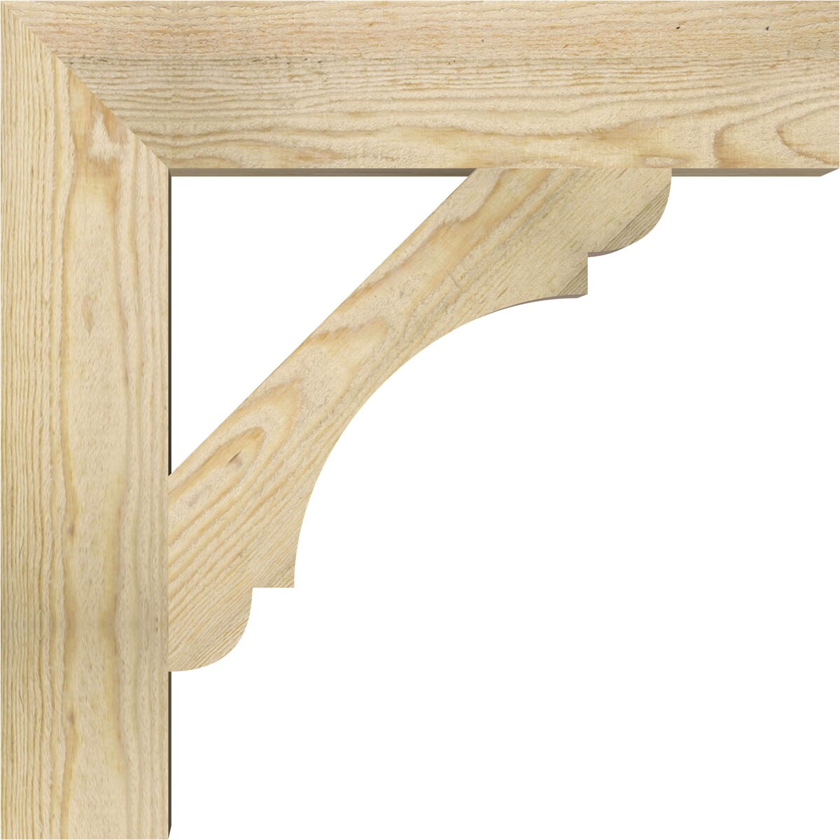 Ekena Millwork BKT04X20X20OLY05RDF Exterior-Brackets-Braces - View #3