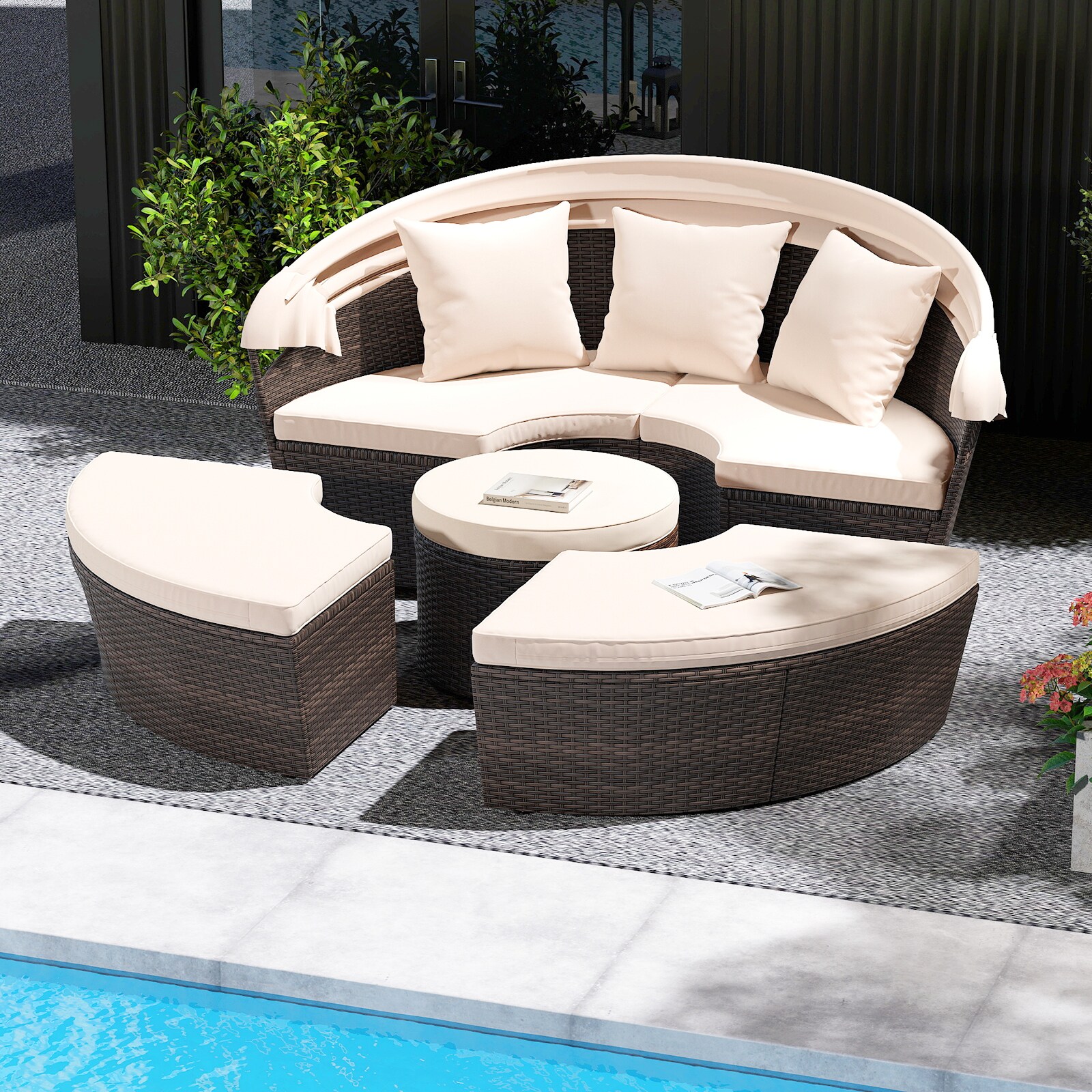 Forclover HBV-HW518 Patio-Sofas-Daybeds - View #4