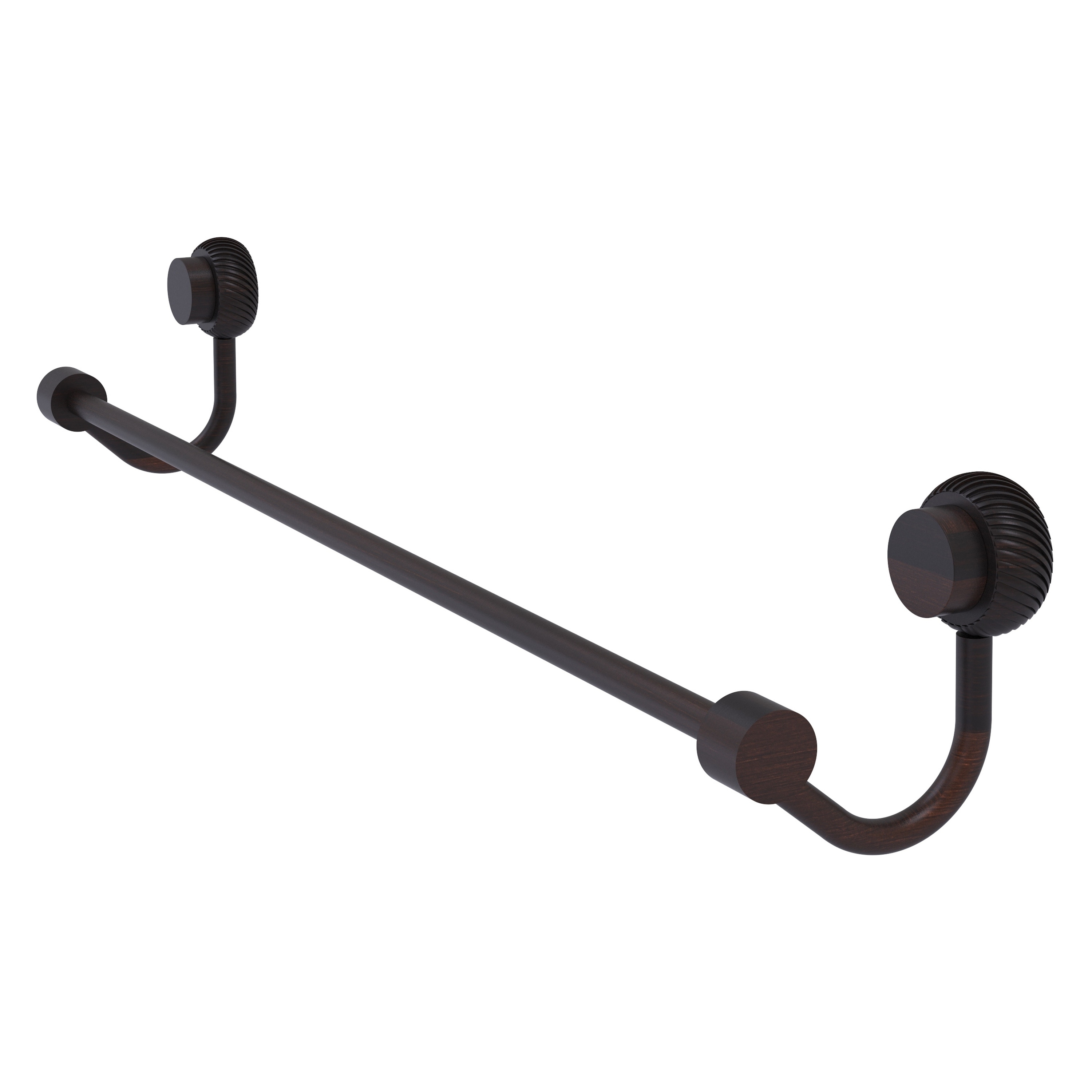 Allied Brass 421T/18-VB Venus 18-in Venetian Bronze Wall mount Single Towel Bar
