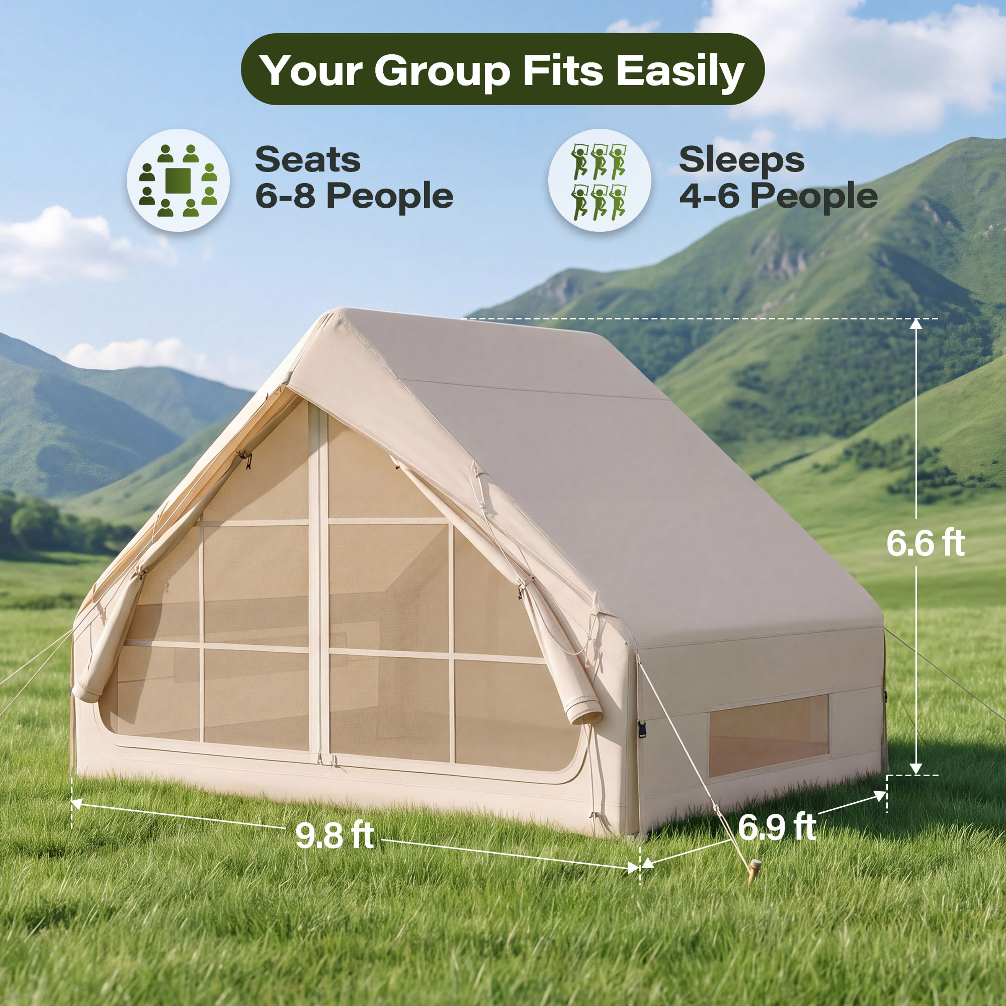 LAUSAINT HOME ORCT531-001-KK8 tents - View #3