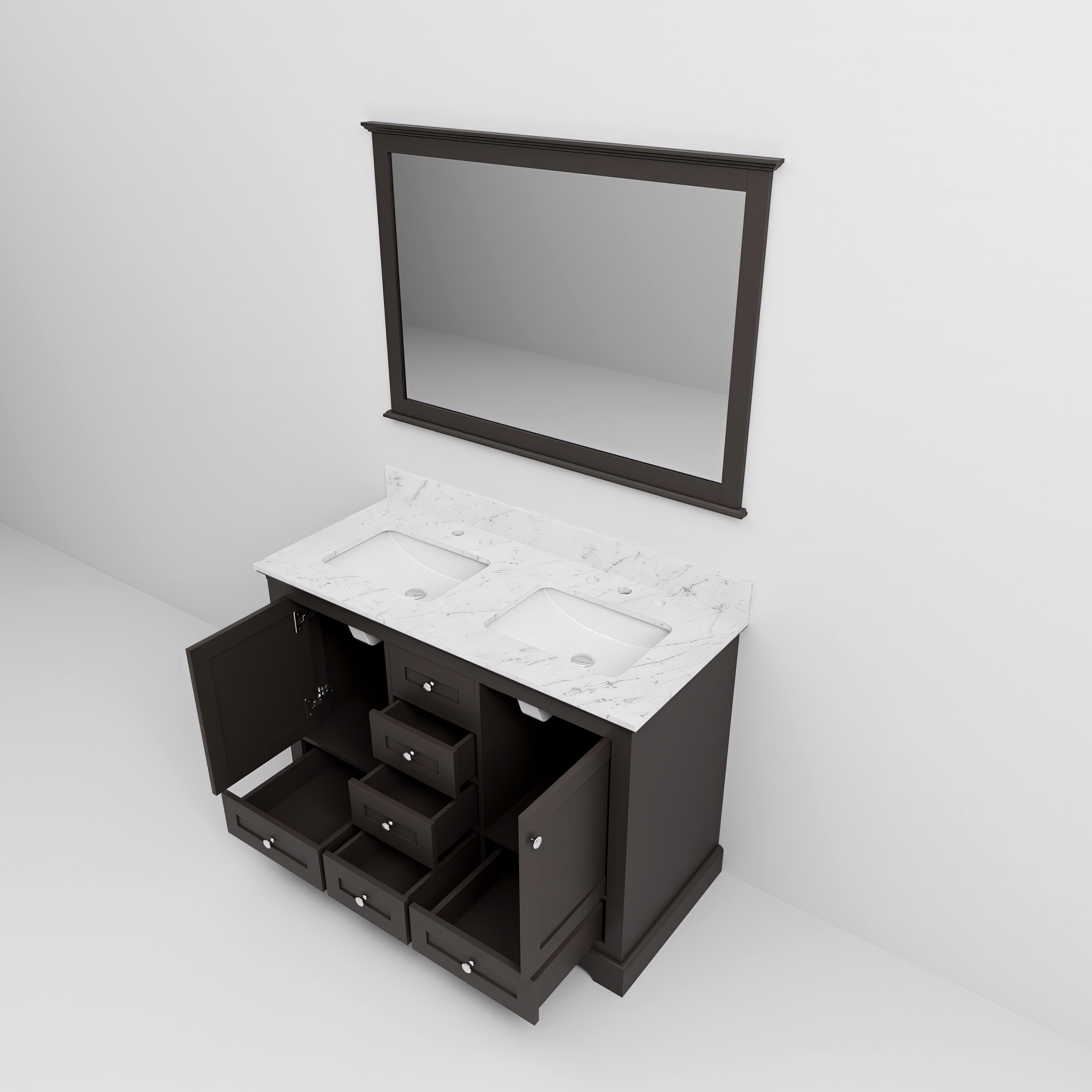 Lexora LD342248DGDSM46 Bath-Vanity-Combo - View #13