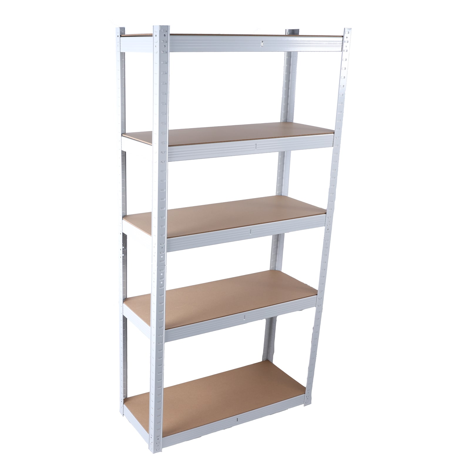Maocao Hoom BH2020A Steel Heavy Duty 5 -Tier Utility shelving unit ( 12-in W x 29.5-in D x 59-in H ) ( White , ( 380-lb lbs. Capacity Per Shelf )