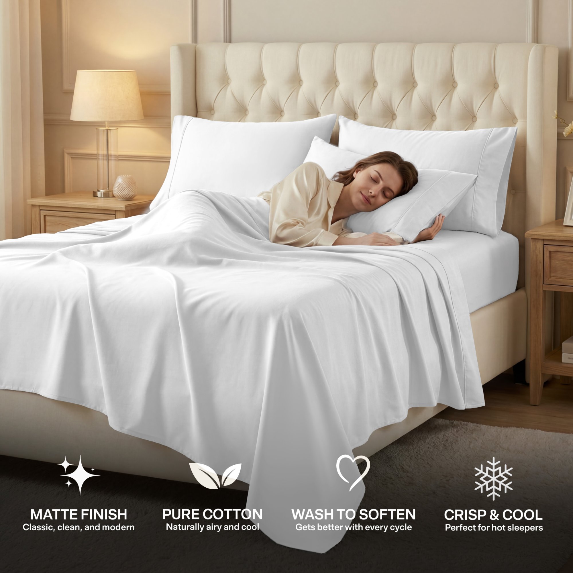 Superior P300FLSH SLWH Sheet-Sets - View #3