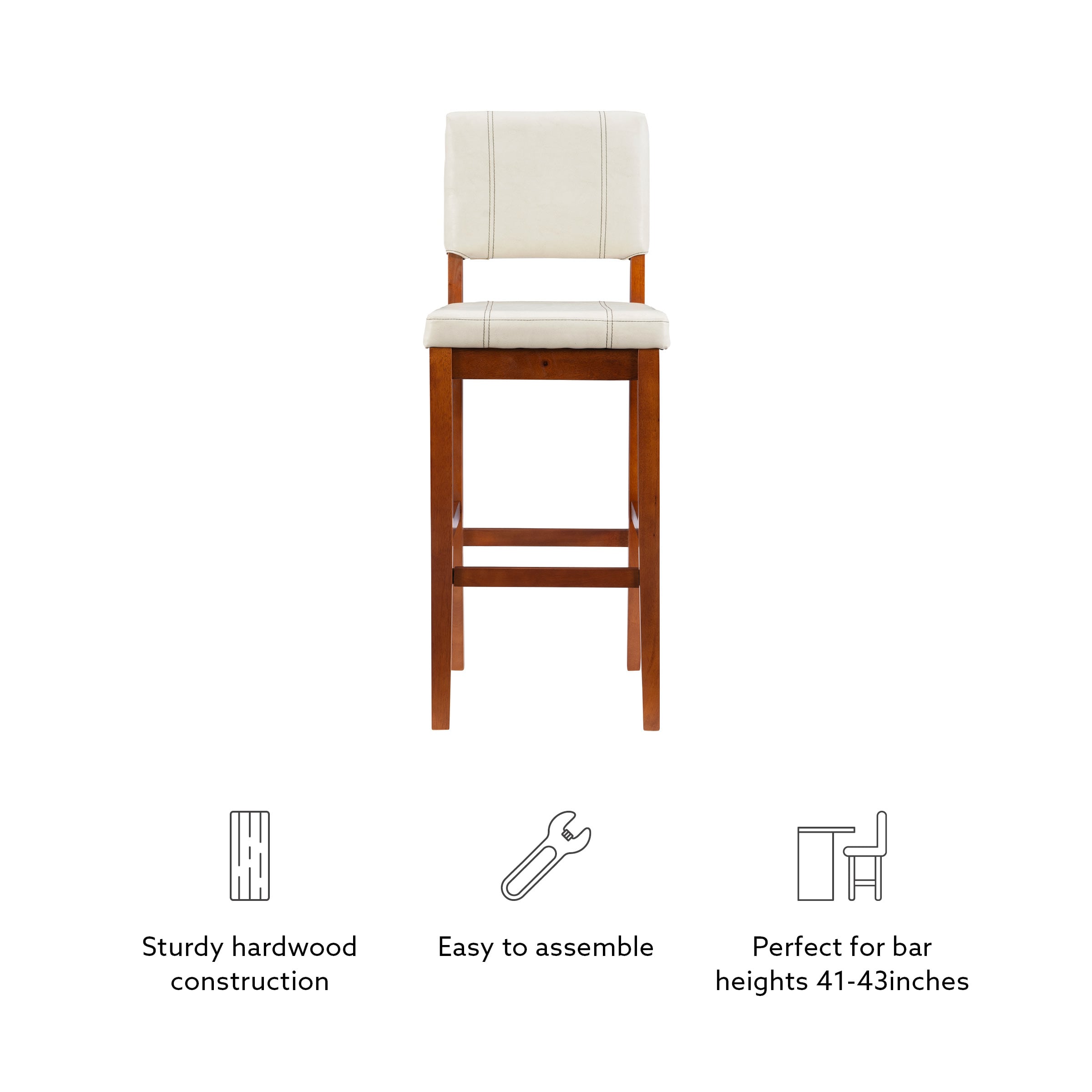 Linon 0211CRM01U stools - View #7