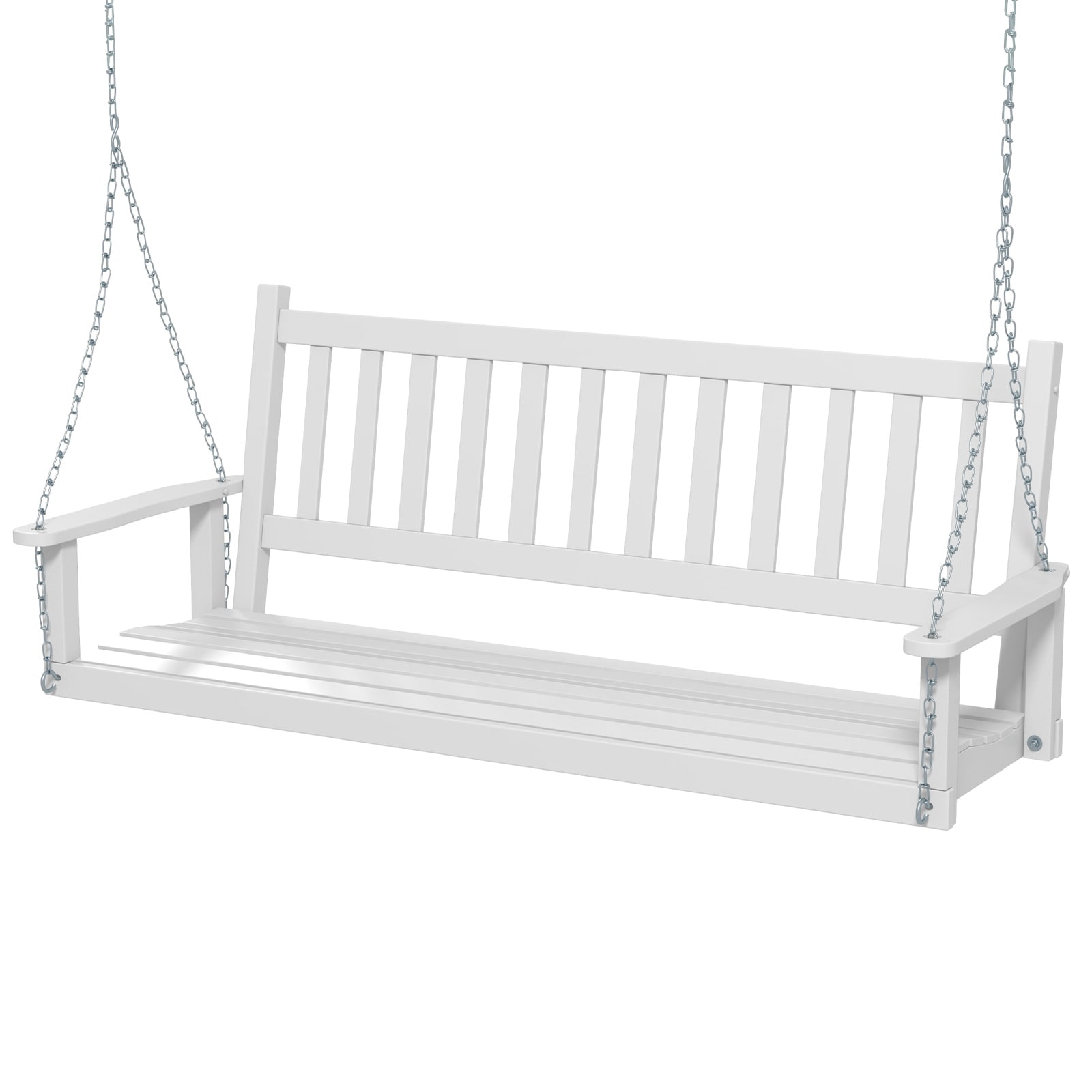  OD46WHNP114 Swings White Metal Spinner Swing