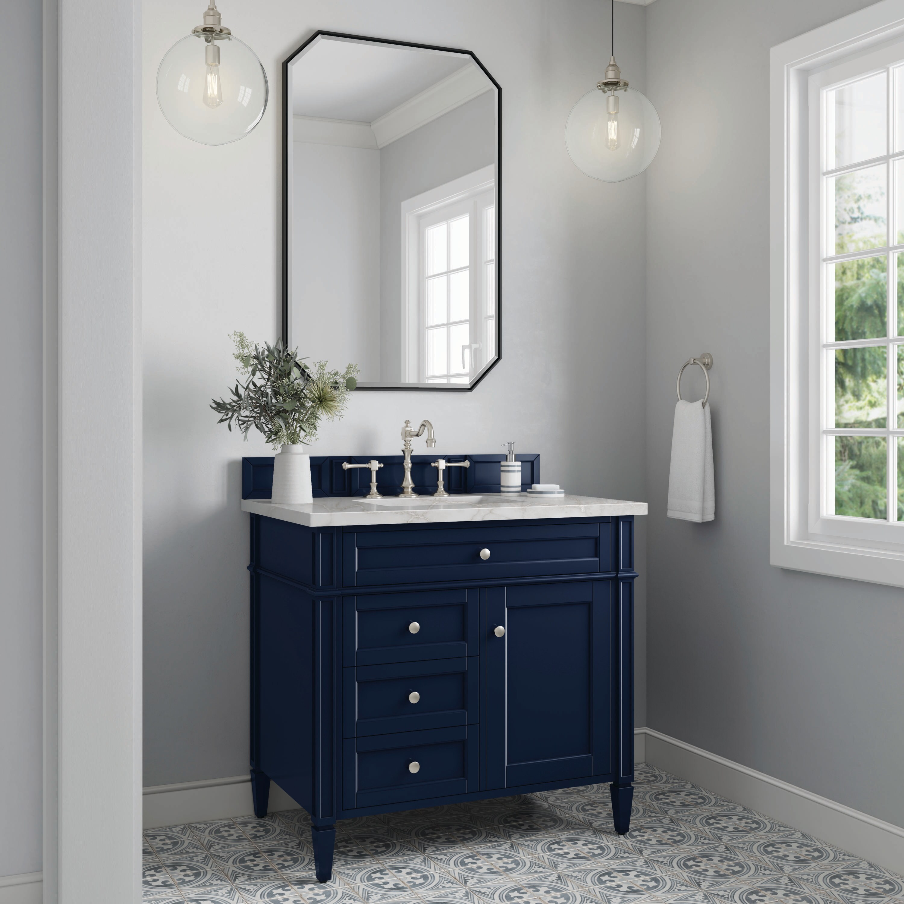 James Martin Vanities 650-V36-VBL-3VSL Bath-Vanity-Combo - View #3