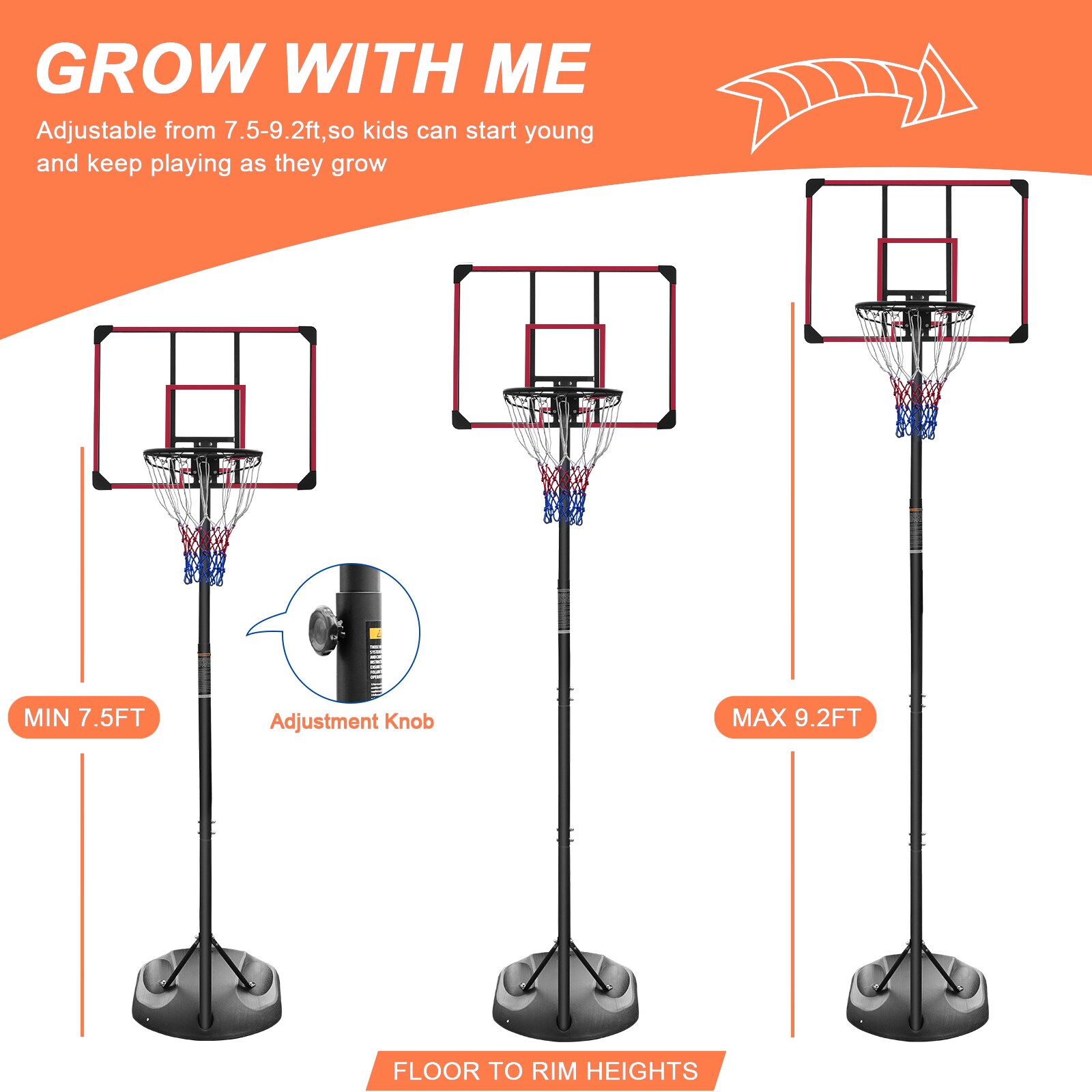 Rbied 127HOOP-1 Basketball-System - View #3