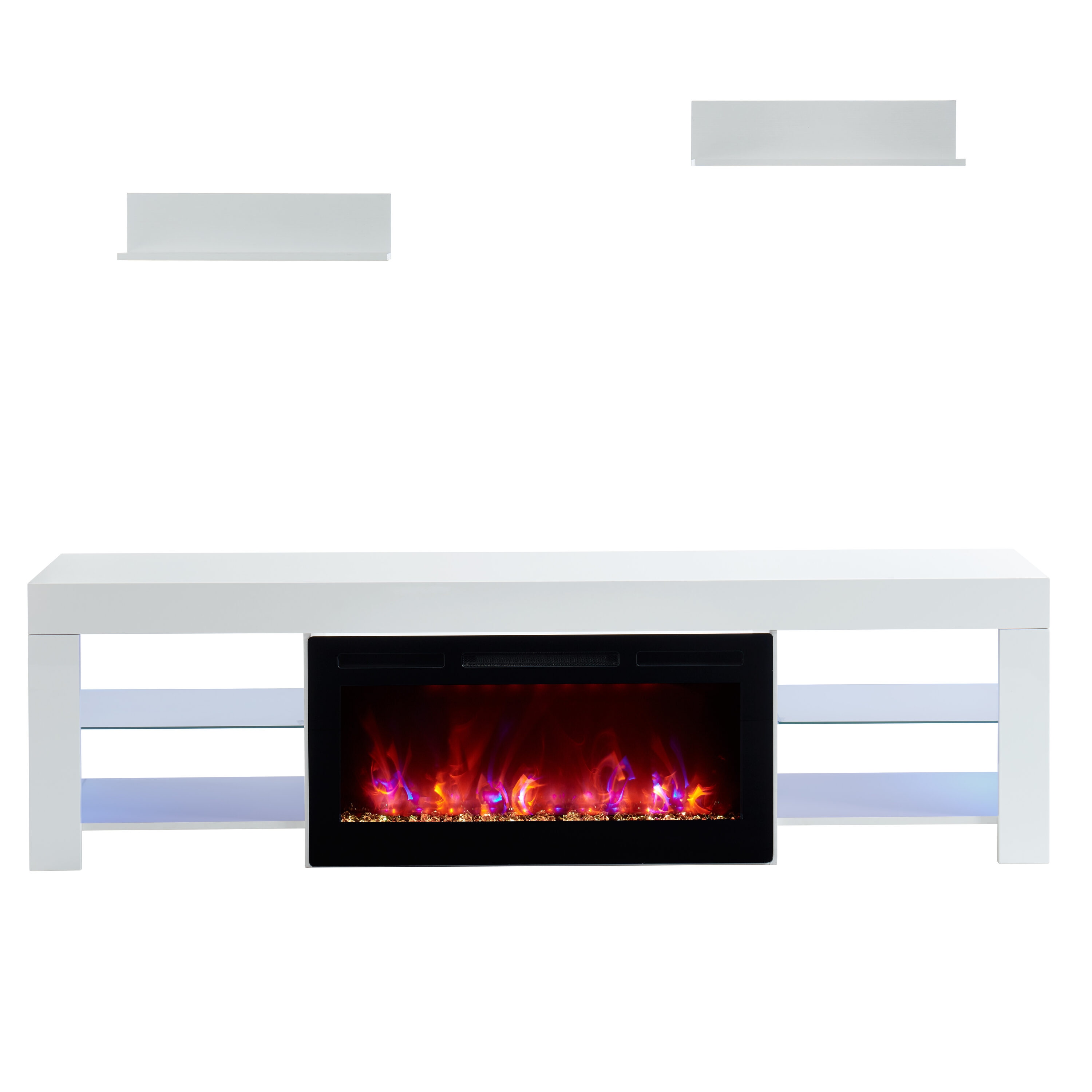 Clihome WMTVS021-WHI-RFP36 Electric-Fireplaces - View #6