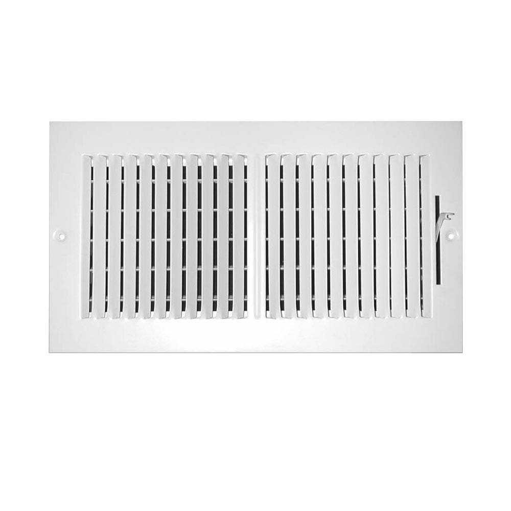 USAIRE 1101206 11.5-Inches x 5.5-Inches Steel White Sidewall/Ceiling Grille