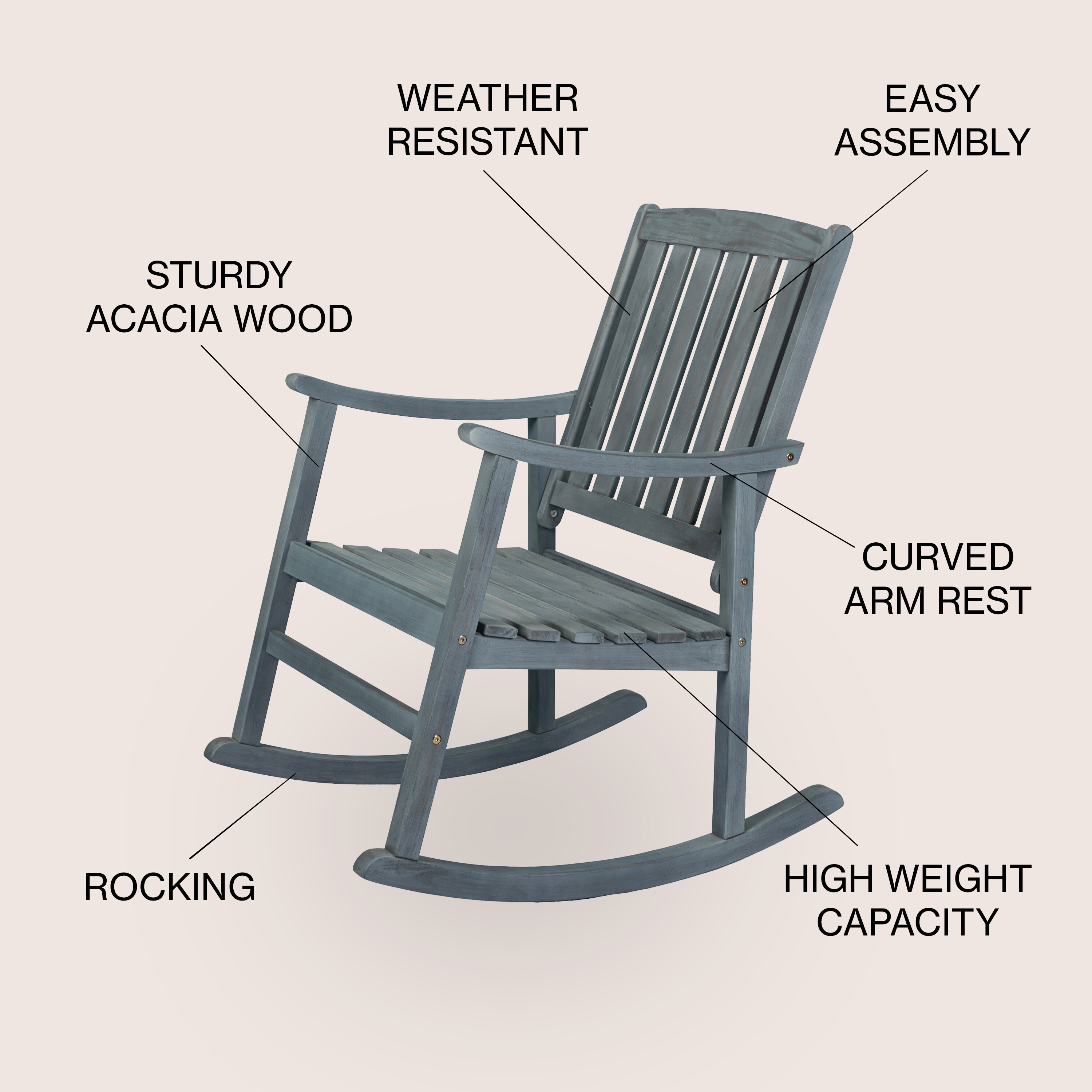 JONATHAN  Y RCK102B Patio-Chairs - View #3