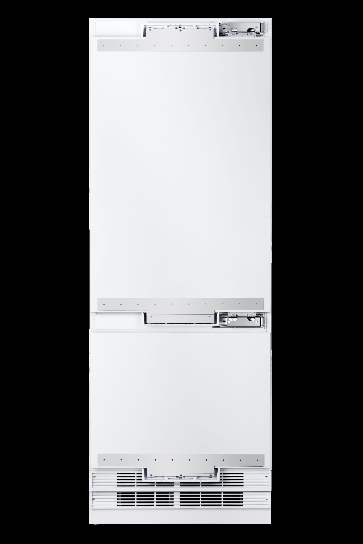 Hallman 30-cu ft Counter-depth Built-In Bottom-Freezer Refrigerator ...