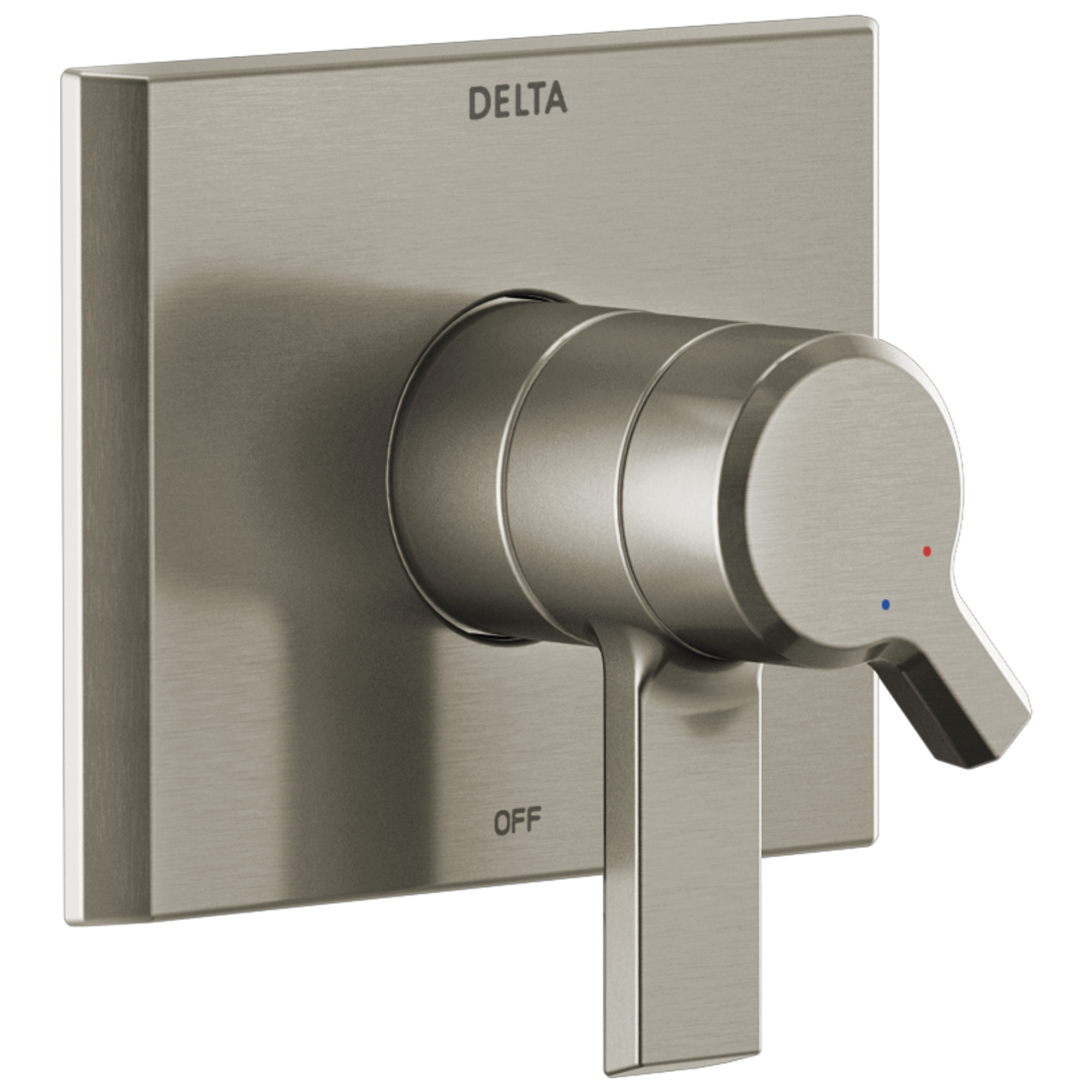 Delta T17099-SS-PR Pivotal Lumicoat Stainless 2.75-Inches Universal Bathtub/Shower Diverter 0.5-Inches -ID