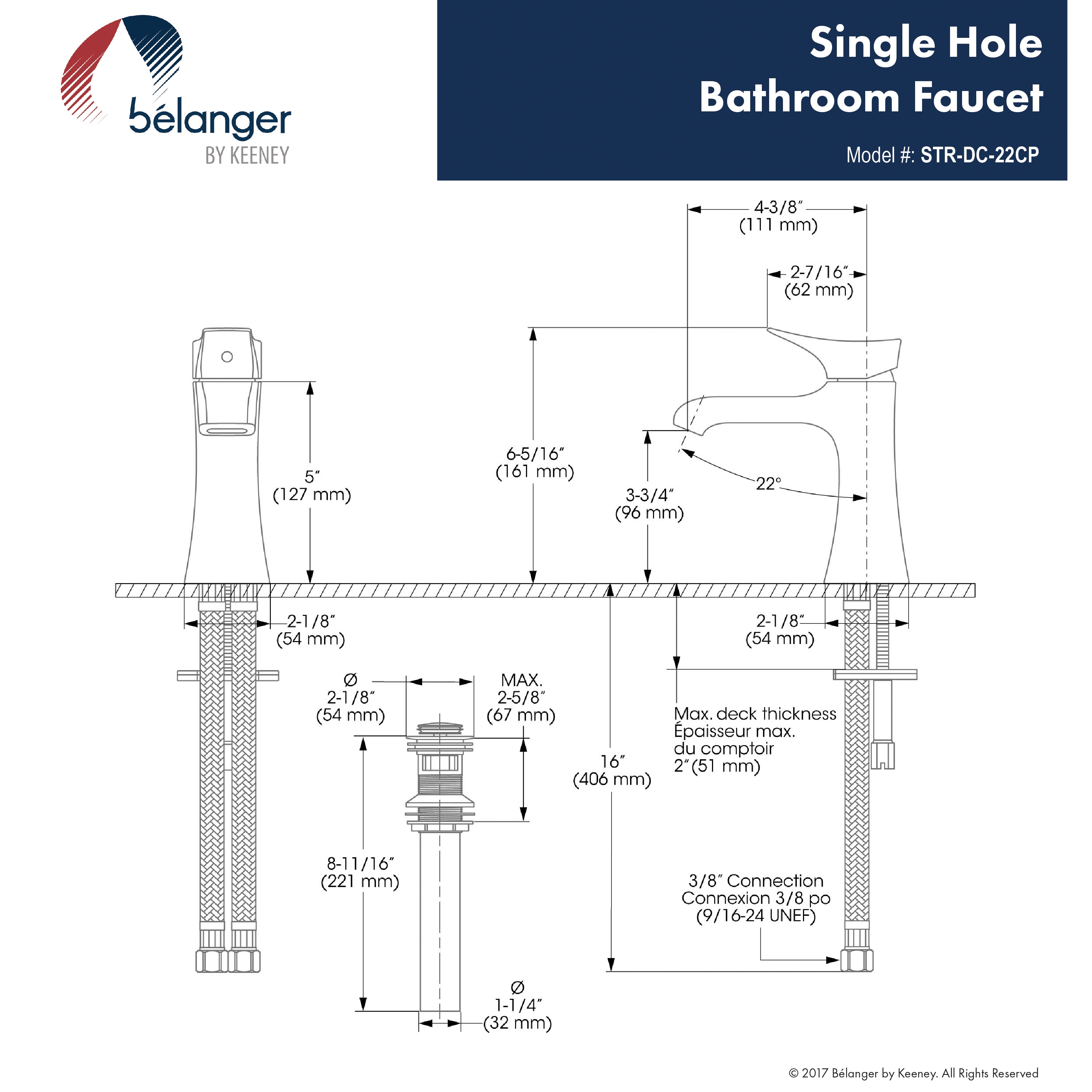Belanger R-DC-22CP Lavatory-Faucets - View #8