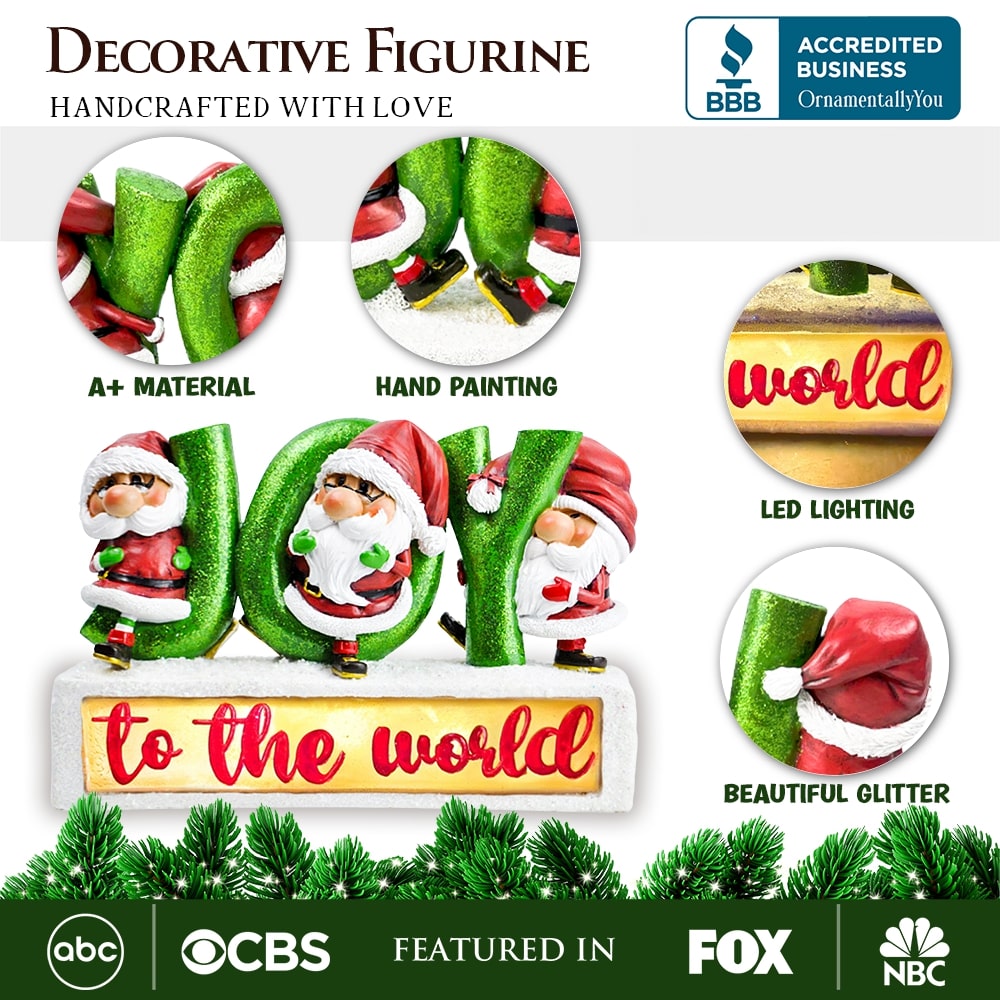 OrnamentallyYou RSTATUE1004 Table-Christmas-Decorations - View #2