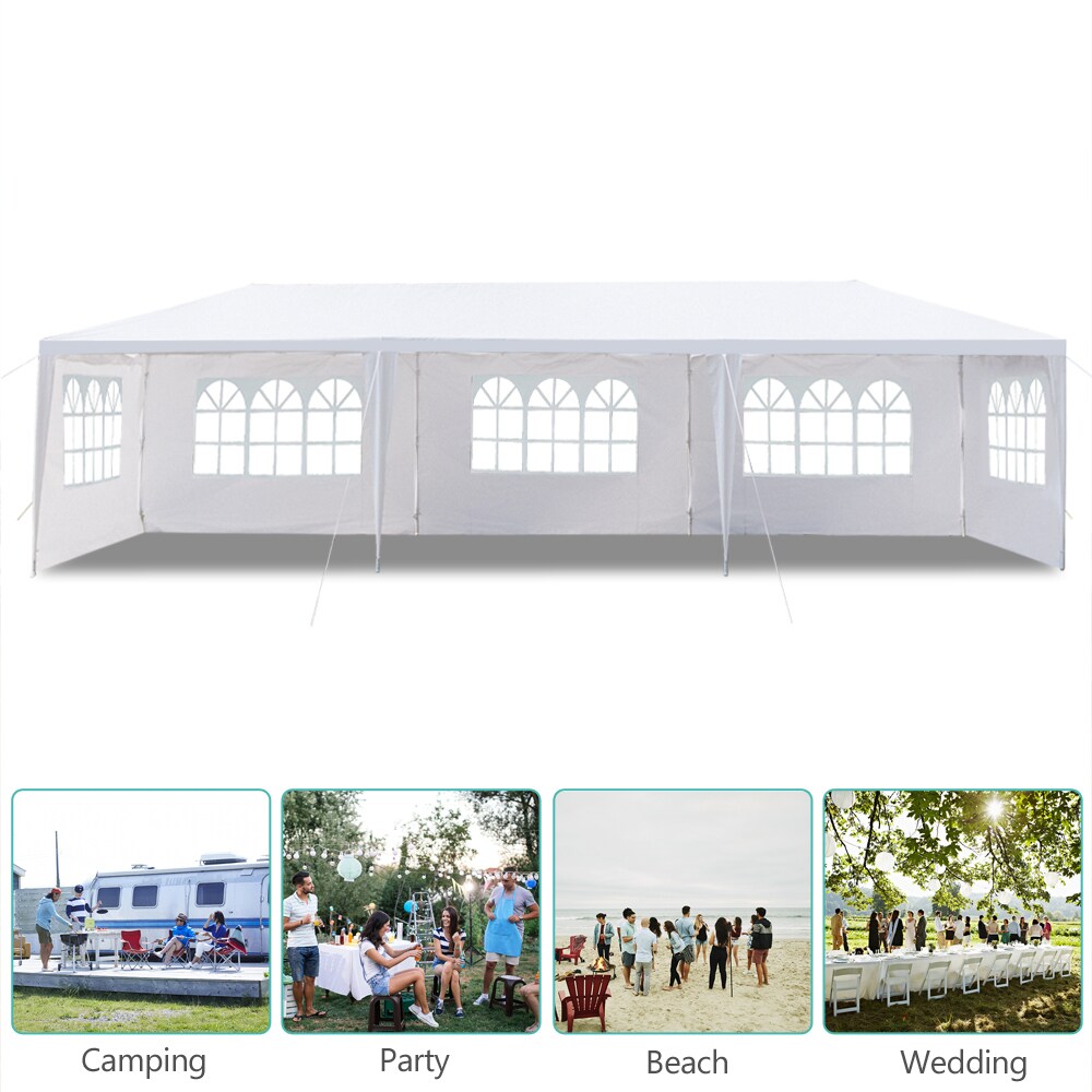 Winado 30-ft x 10-ft Rectangle White Party Canopy