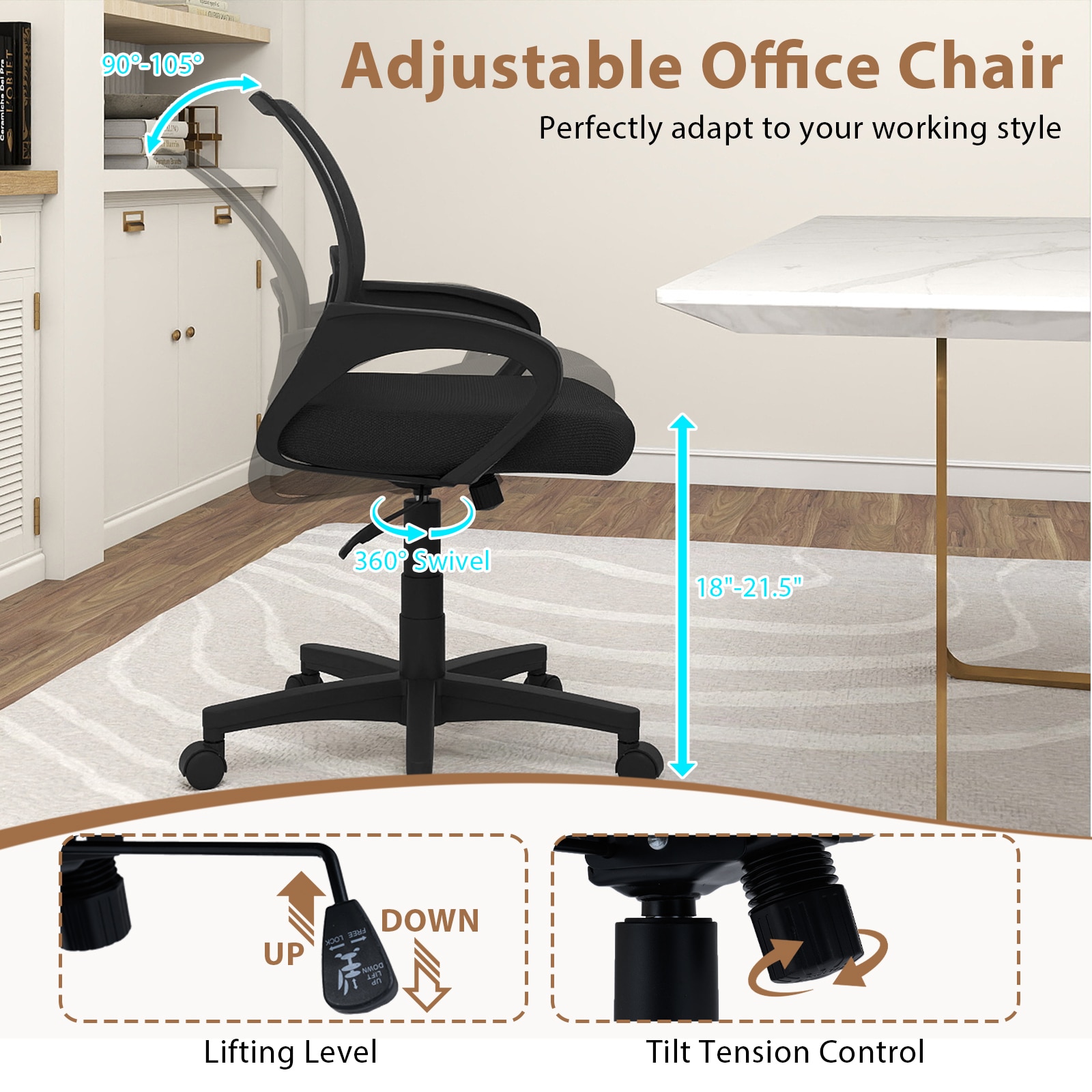 SUGIFT ZMLW014SUGHY1997 Office-Chairs - View #4