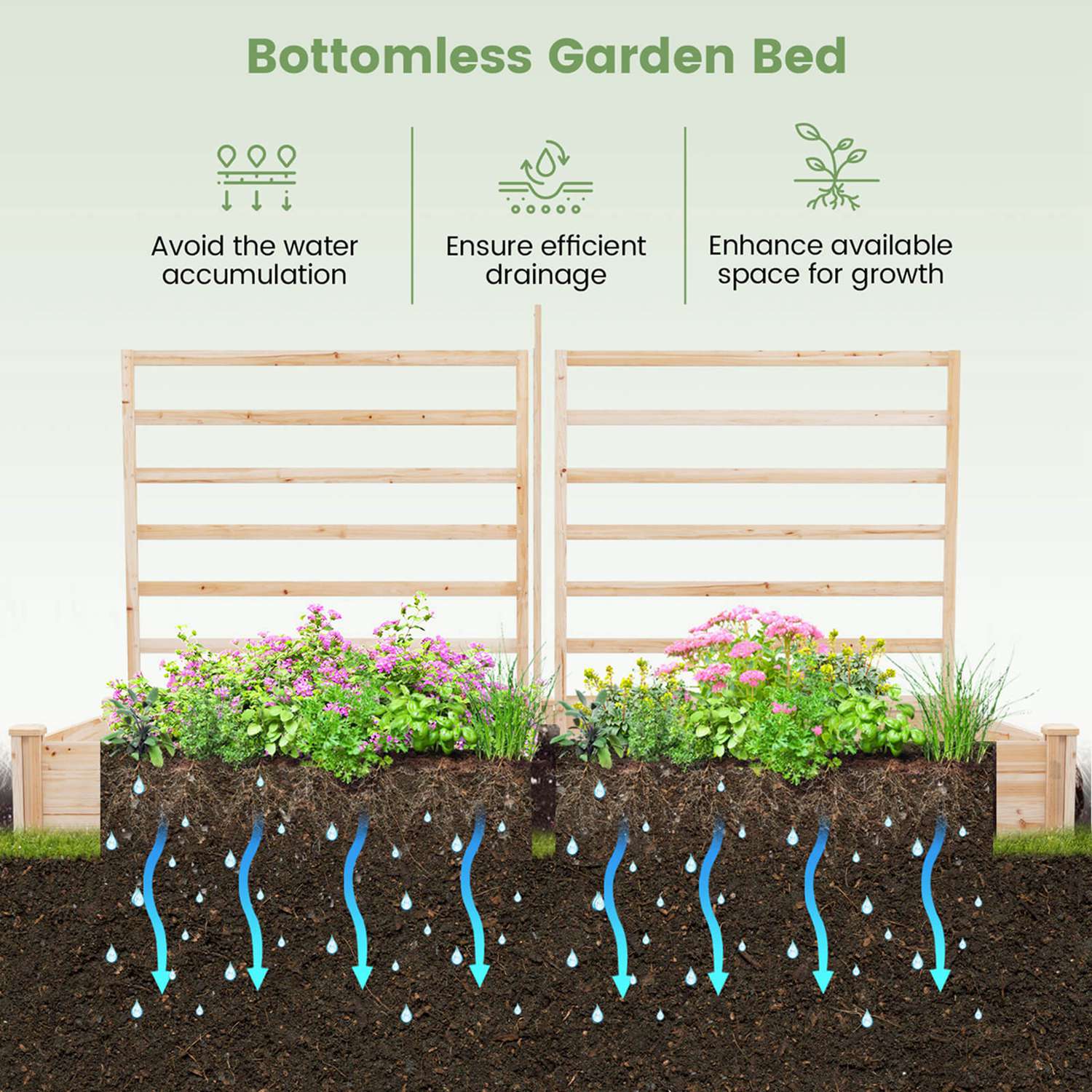 Costway HCST00632 Raised-Garden-Beds - View #7