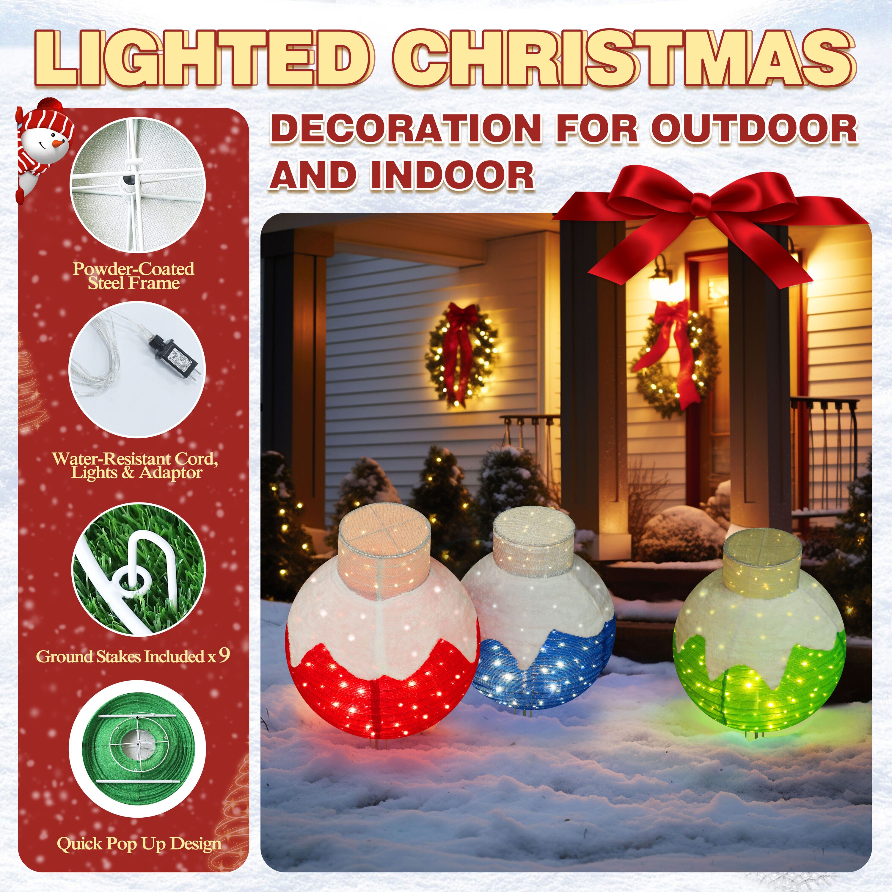 VEIKOUS PG0403-09-5 Outdoor-Christmas-Decor - View #4