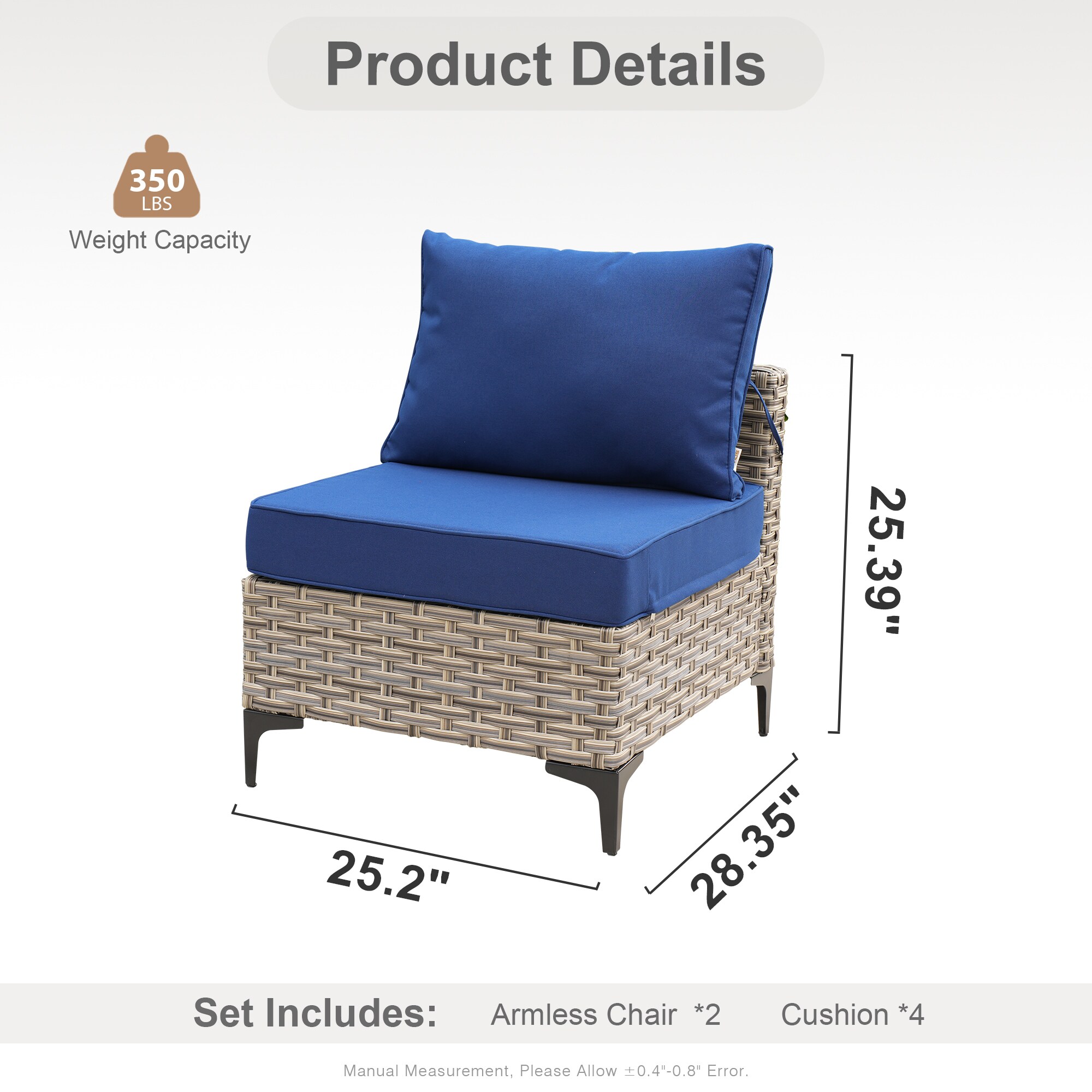 Caodoc L5-SKT700-2-1 Patio-Sofas-Daybeds - View #7