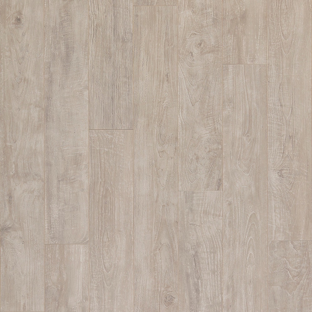 (Sample) Portfolio + WetProtect SAMPLE Marlow Oak Waterproof Wood Plank Laminate Flooring in White | - Pergo LWCSS380