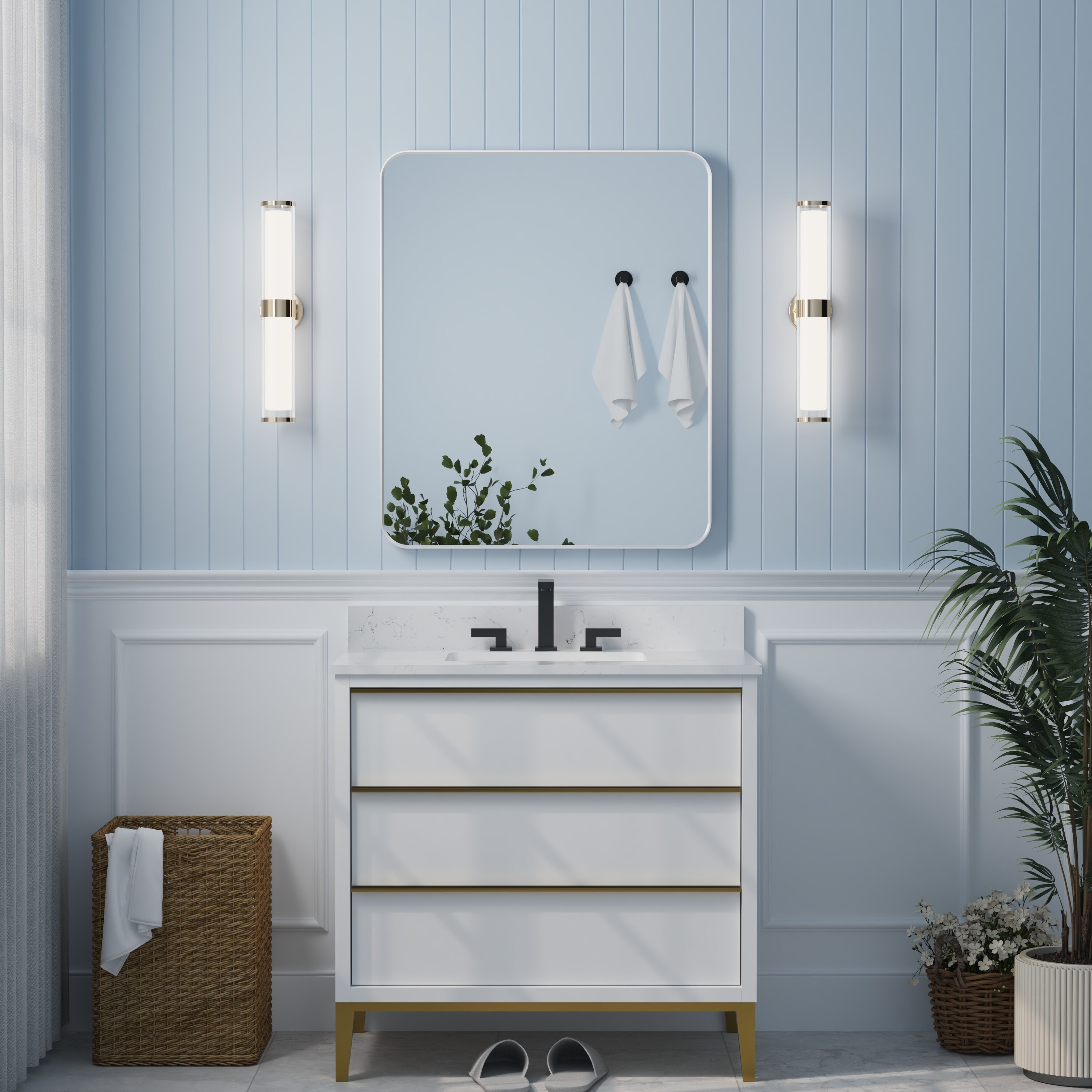 Forclover HYFC-BA5877 Framed-Bath-Mirrors - View #3