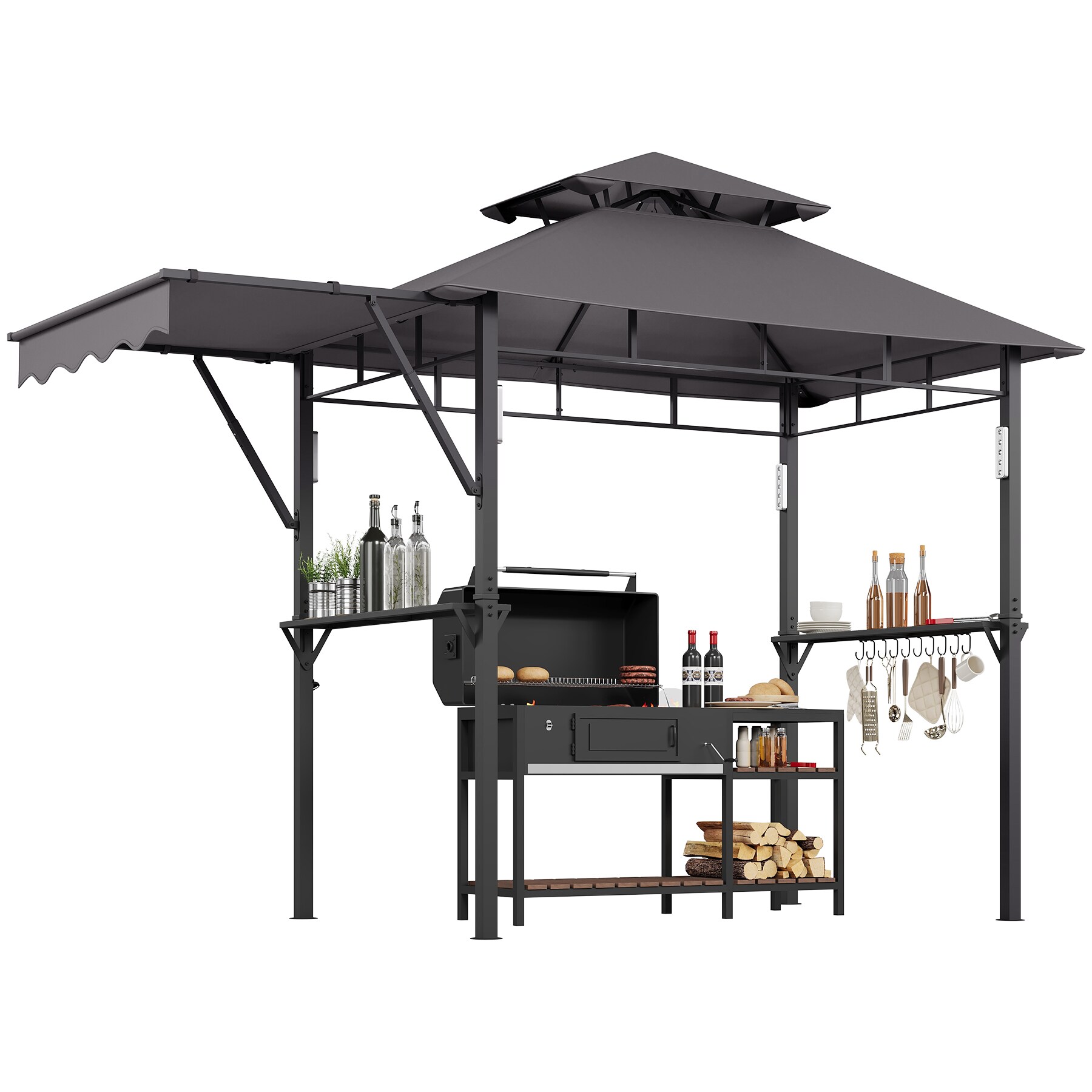 Garvee LOW-AG006 Wood-Resin-Gazebos - View #3
