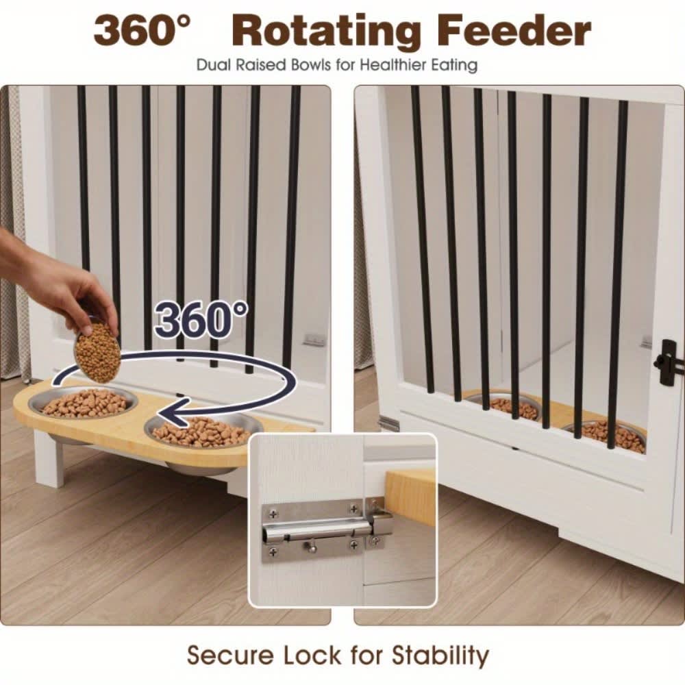 U-HOMY ZZ-068WH-PT Pet-Crates-Carriers - Thumbnail View #5
