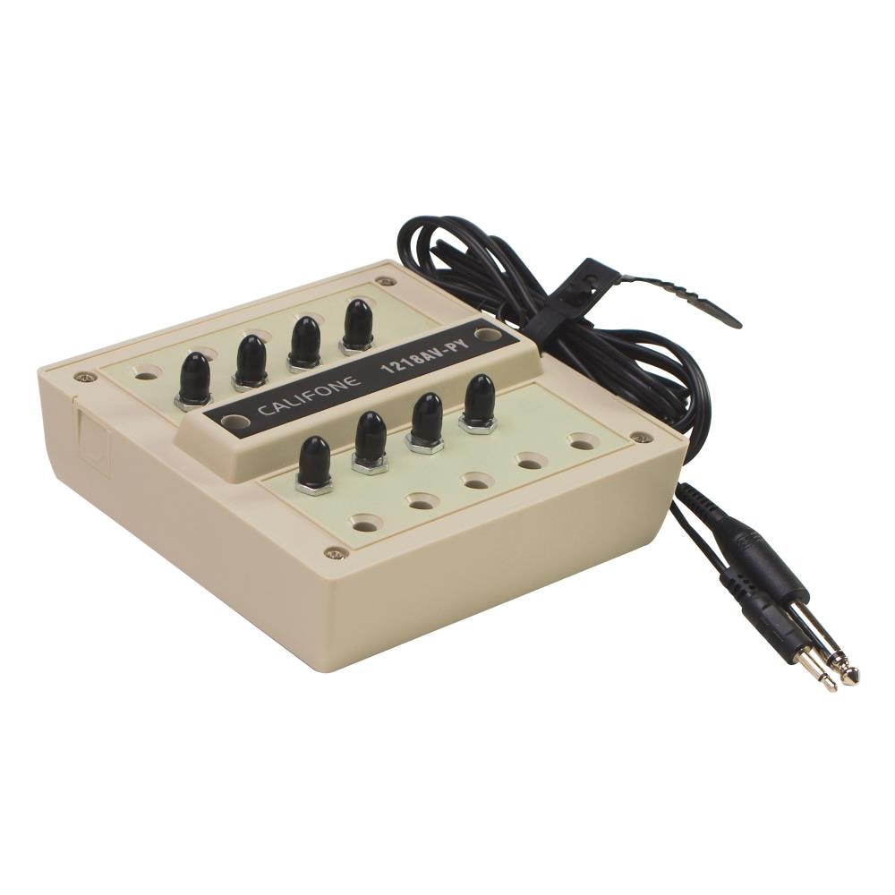 Califone CAF1218AVPY 8-Position Jack Box with Volume Controls