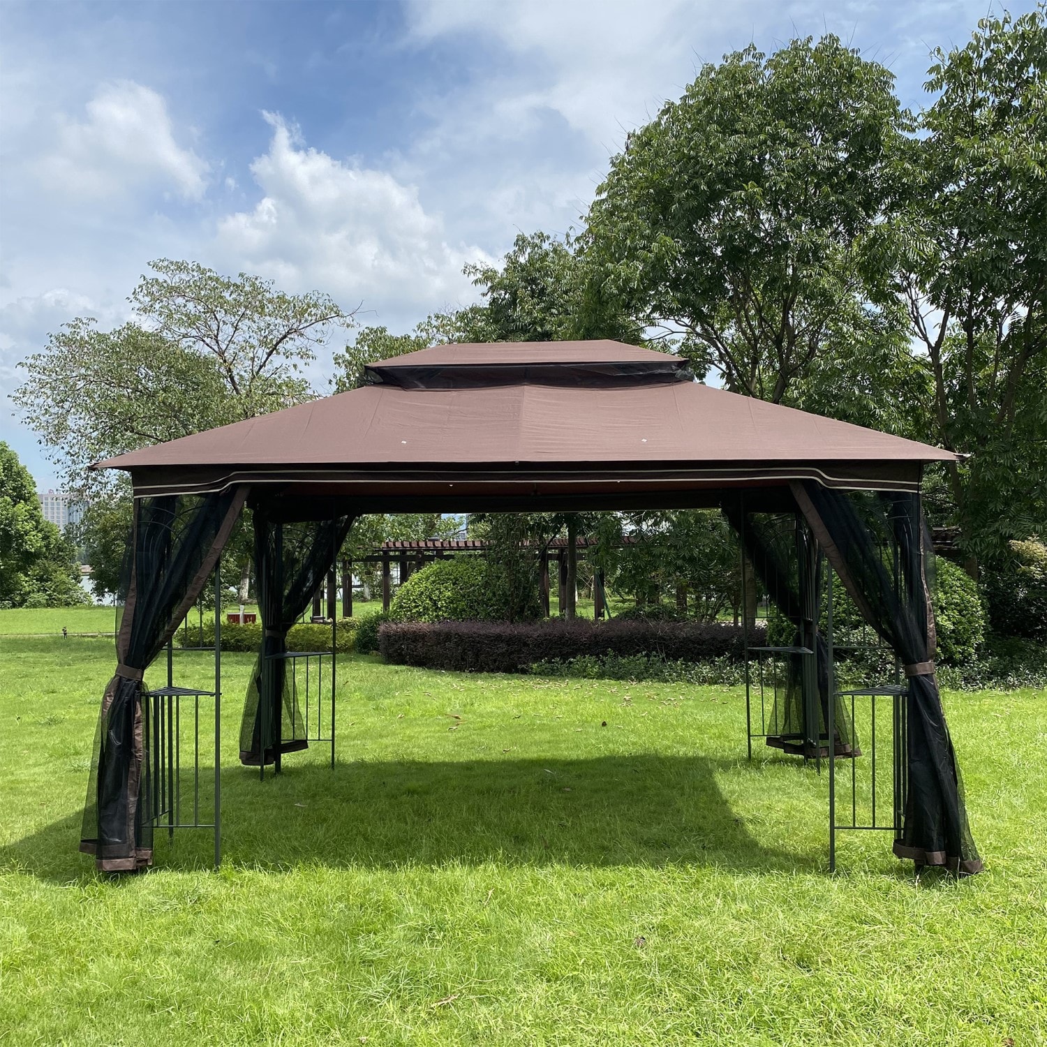 Mondawe MA-N17TOP541AAD Wood-Resin-Gazebos - View #4