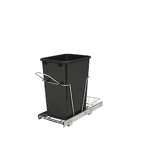 Rev-A-Shelf 35-Quart Soft Close Single Pull Out Trash Can in the Pull ...