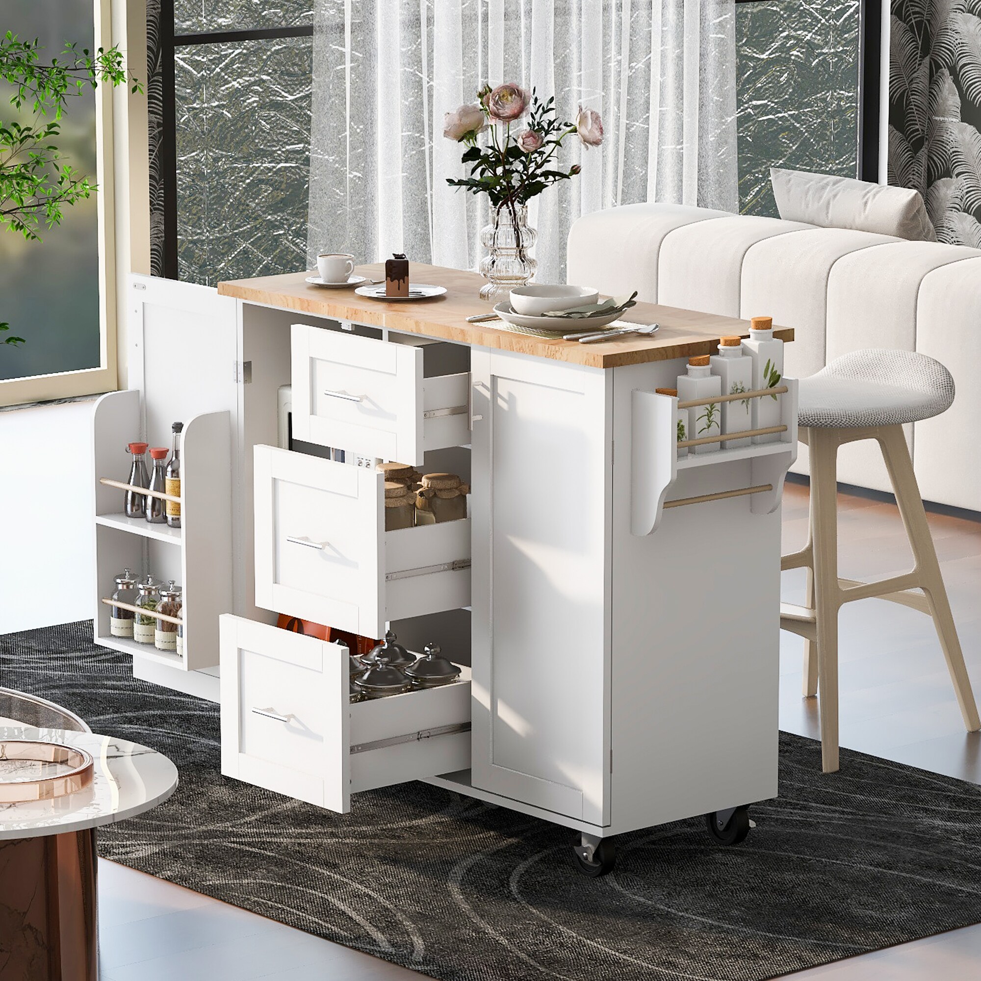 ModernLuxe L-WF316599AAW Kitchen-Furniture - View #20