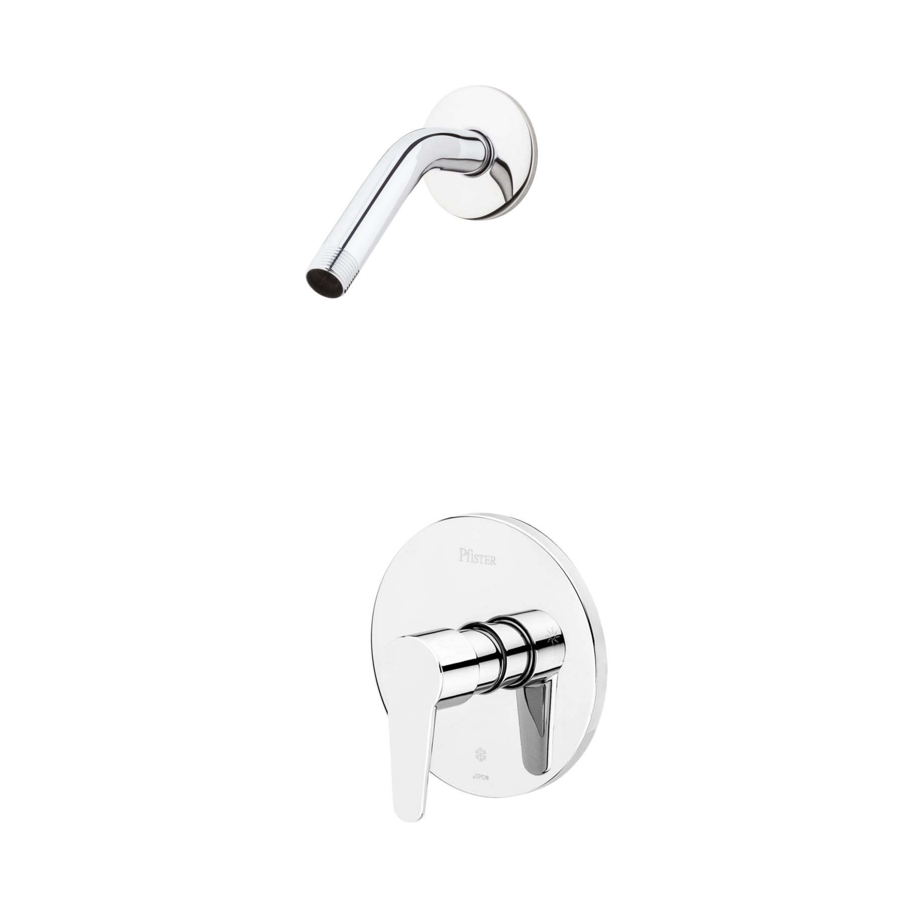 Pfister R89-0600 Pfirst Series Polished chrome 1-handle Sold separately Shower Faucet