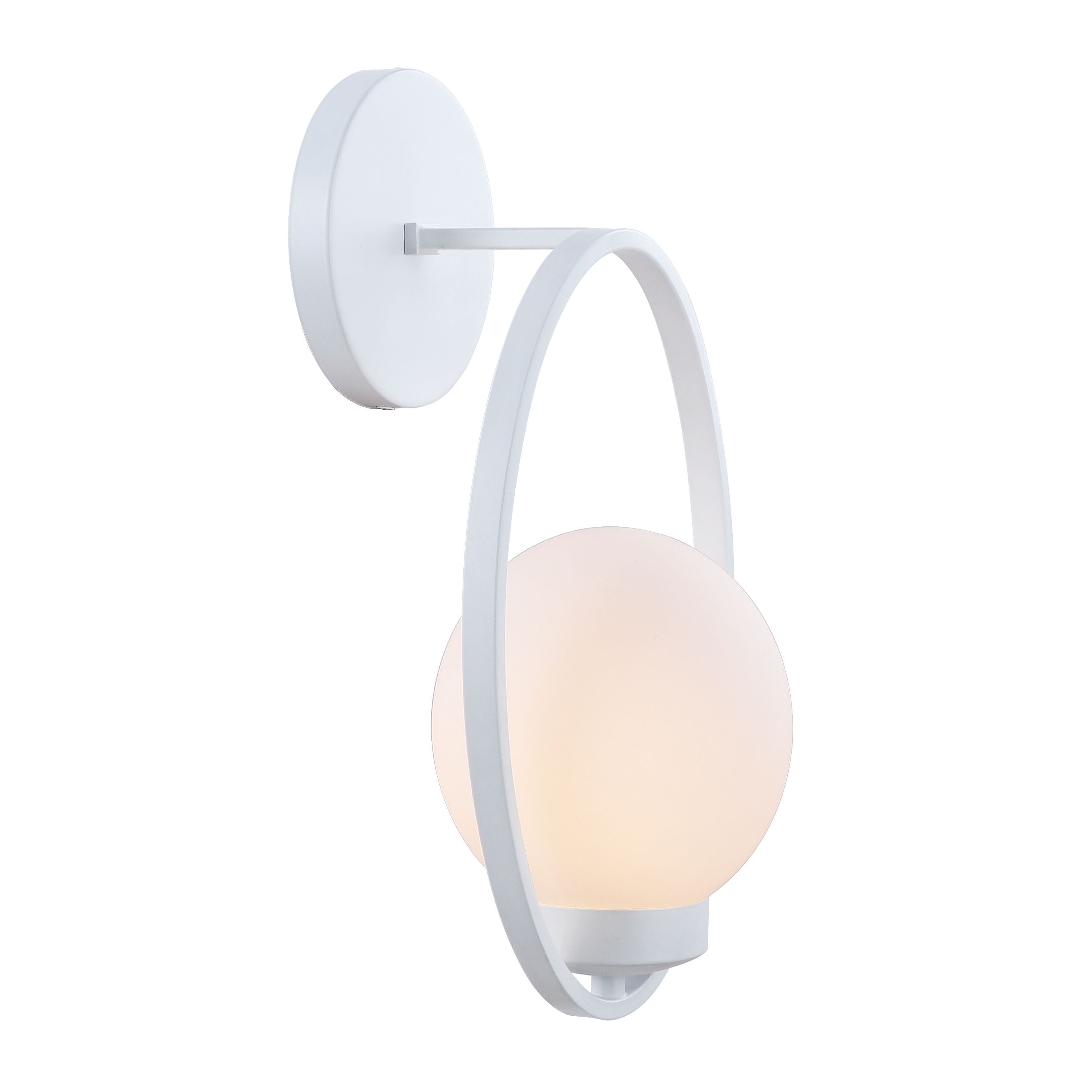 Aspen Creative Corporation 62708-03-1 8-in 1 -Light Matte White Transitional Vanity light