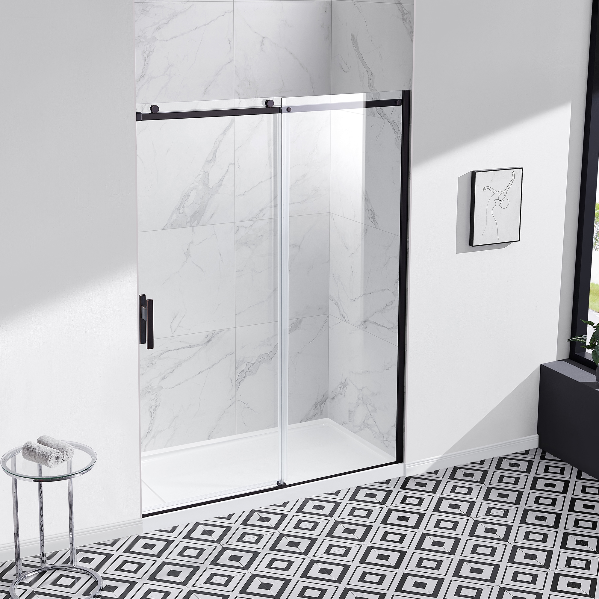 allen + roth 15SGP-DAVI60-ORB Shower-Doors - View #5