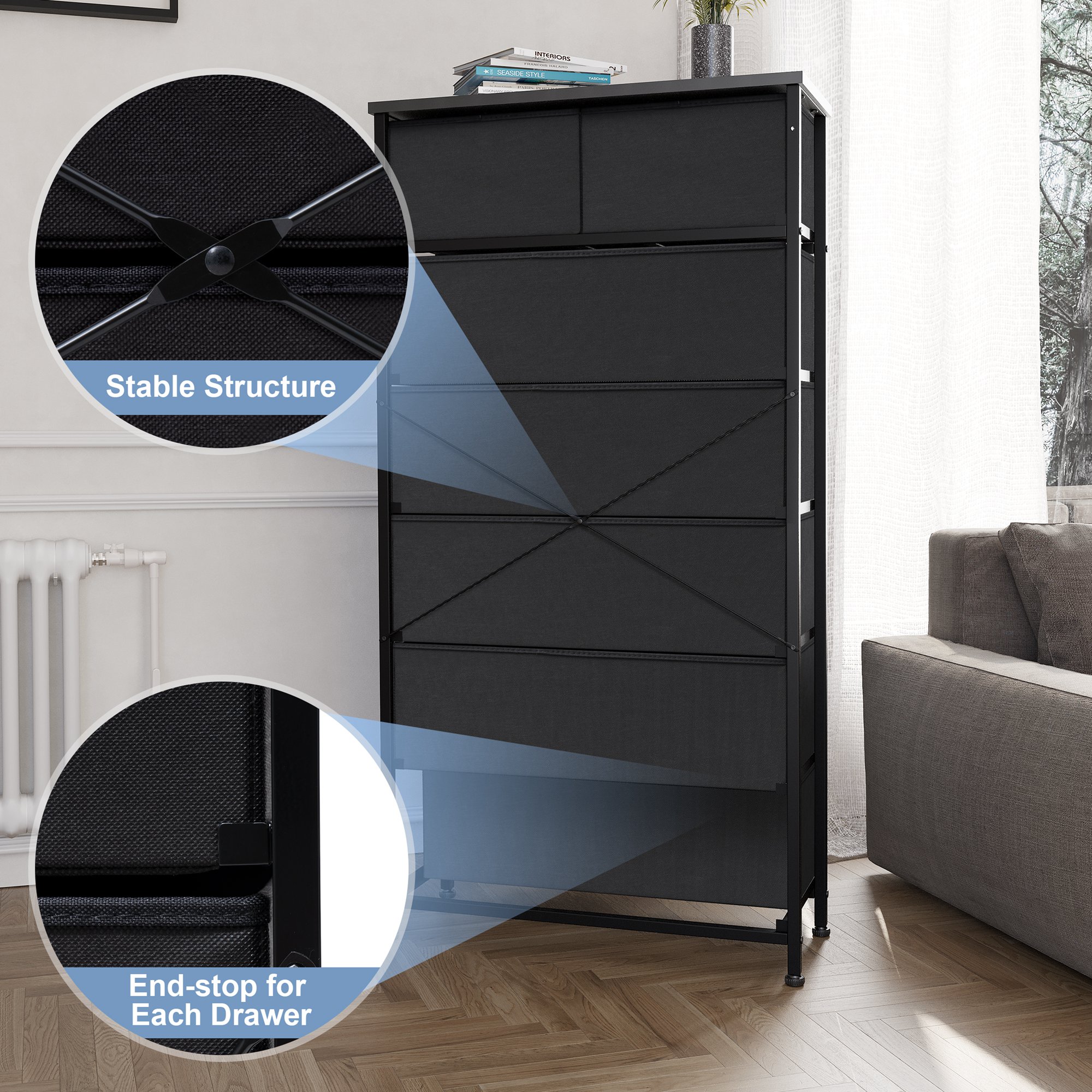 CloudFly CL-HD024BLK dressers - View #3