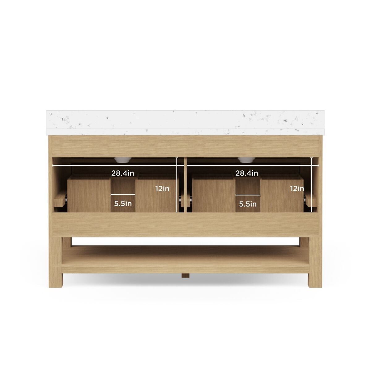 allen + roth LWS60KNTLN Bath-Vanity-Combo - View #14