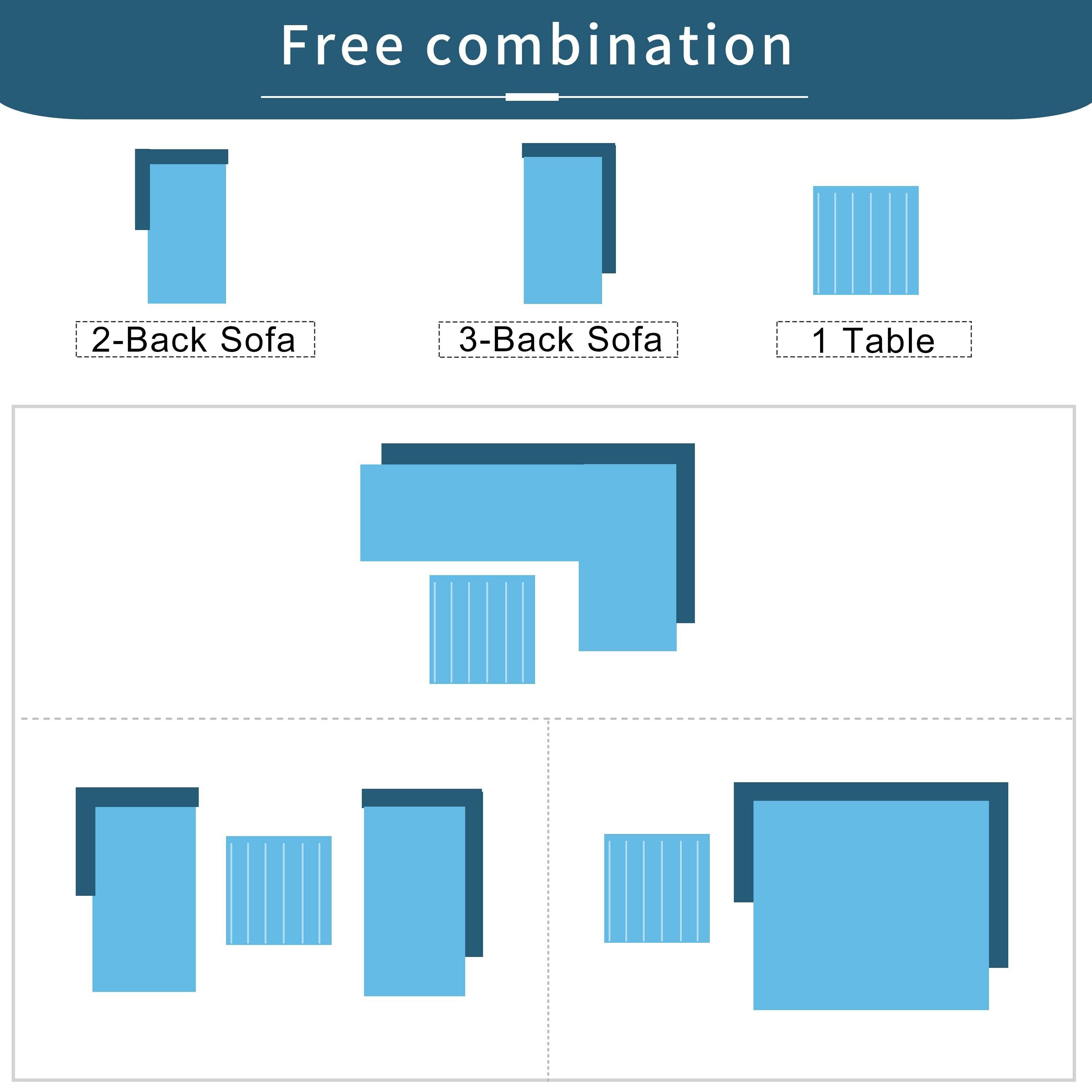 Flynama YC-V-5249AAE Patio-Conversation-Sets - View #6