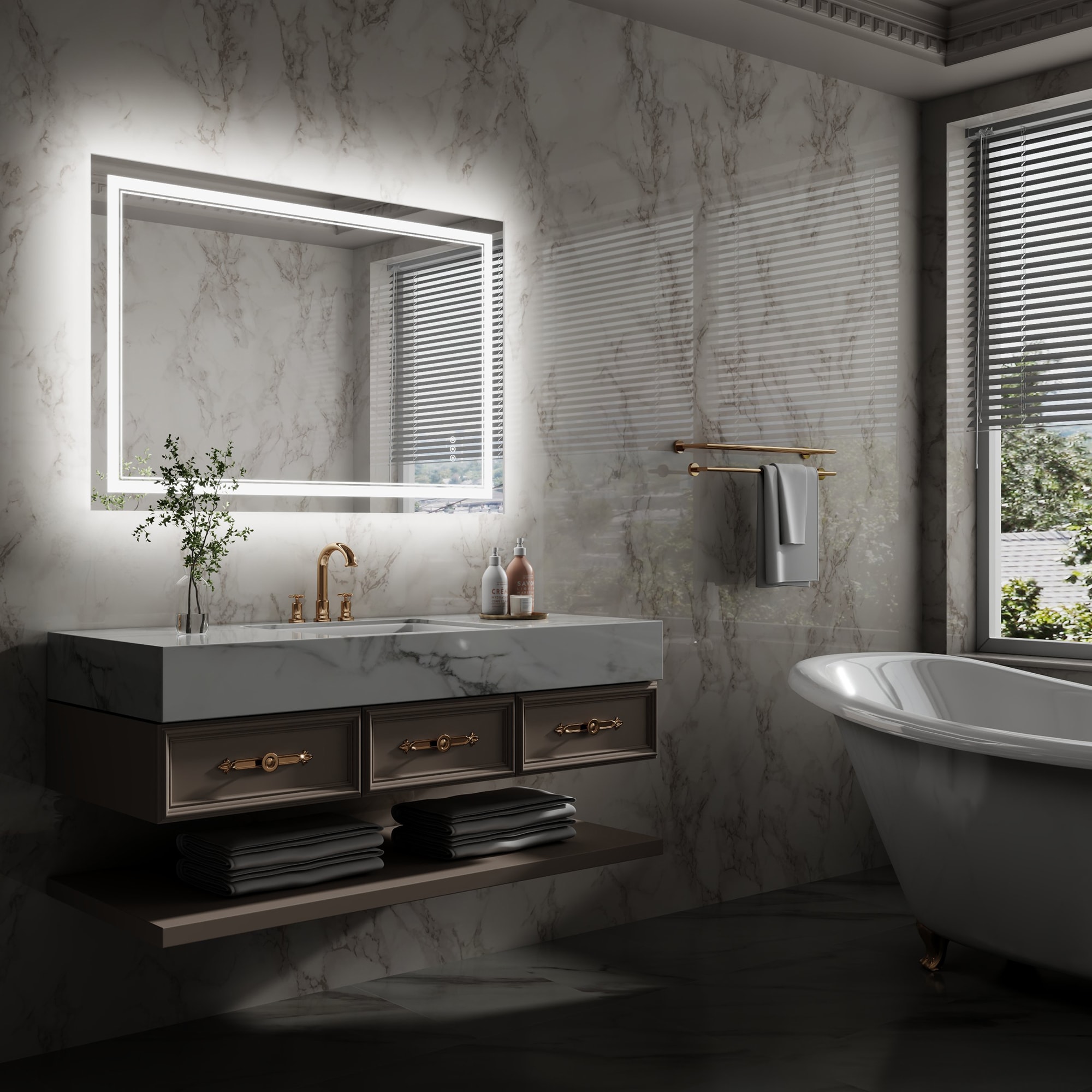 ExBrite DHBM2836FLAL Framed-Bath-Mirrors - View #17