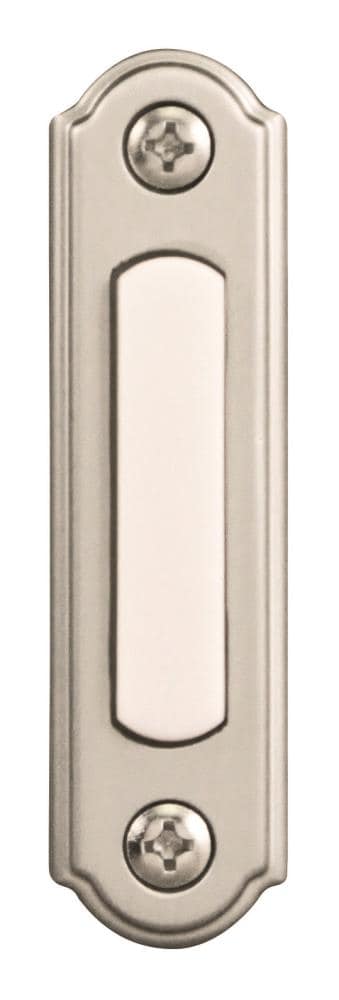 Home Style Selections Wired LED Nickel Finsih Doorbell #5533 