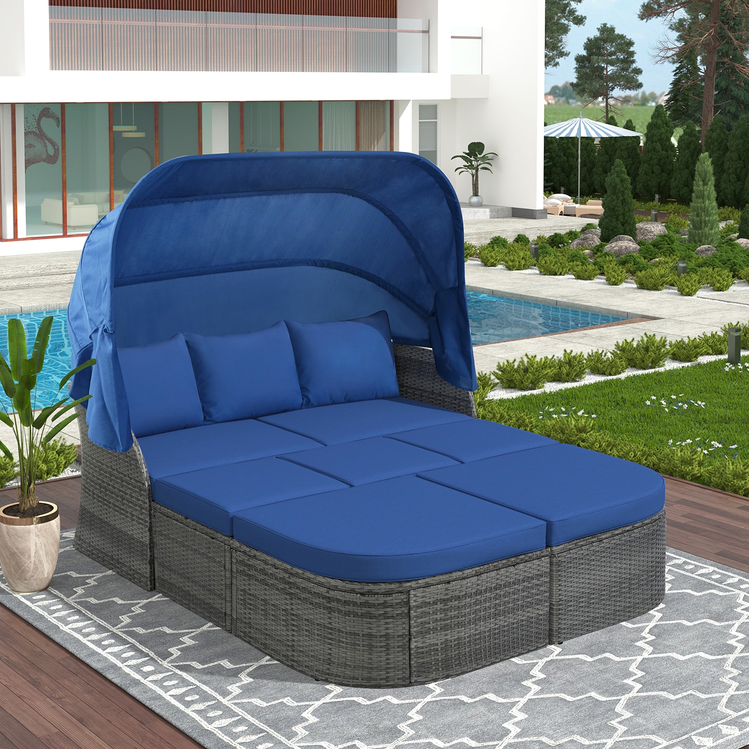SINOFURN SYA020397BL Patio-Sofas-Daybeds - View #9