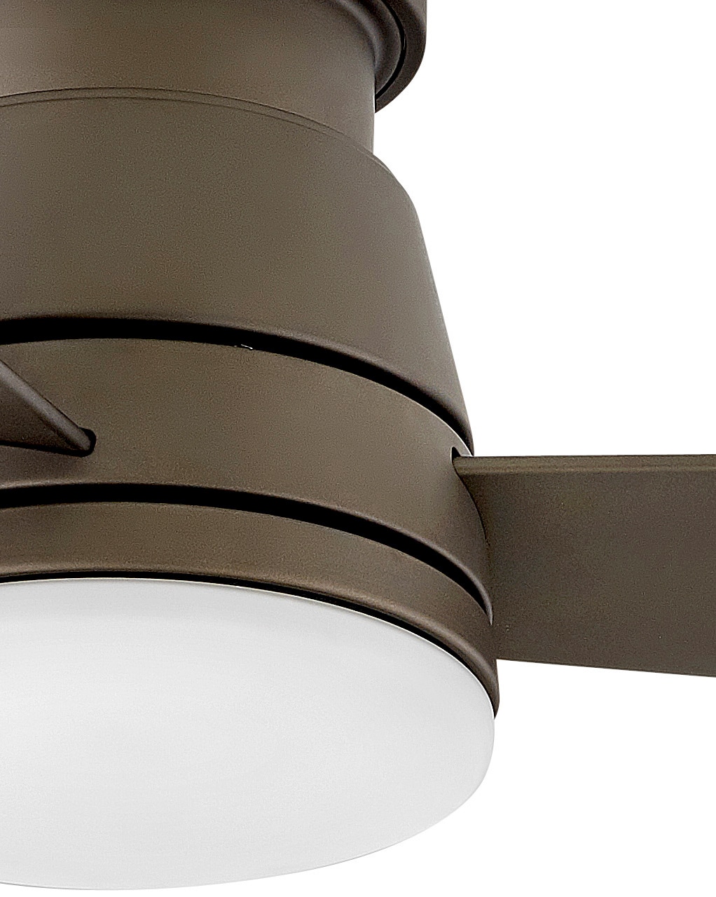 Hinkley Trey 44-in Metallic Matte Bronze Integrated LED Indoor/Outdoor Smart Propeller Ceiling Fan with Light and Remote (3-Blade) 902744FMM-LWD Sansujyuku sansujyuku.com