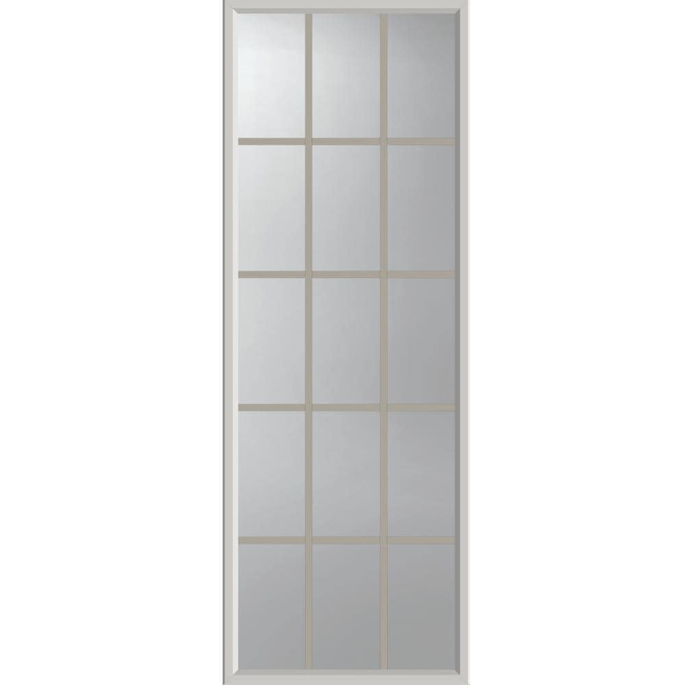 ODL 33007989 Grills between glass 15 lite 22-in x 64-in Low-E insulating Composite Framed Front Door Glass Inserts