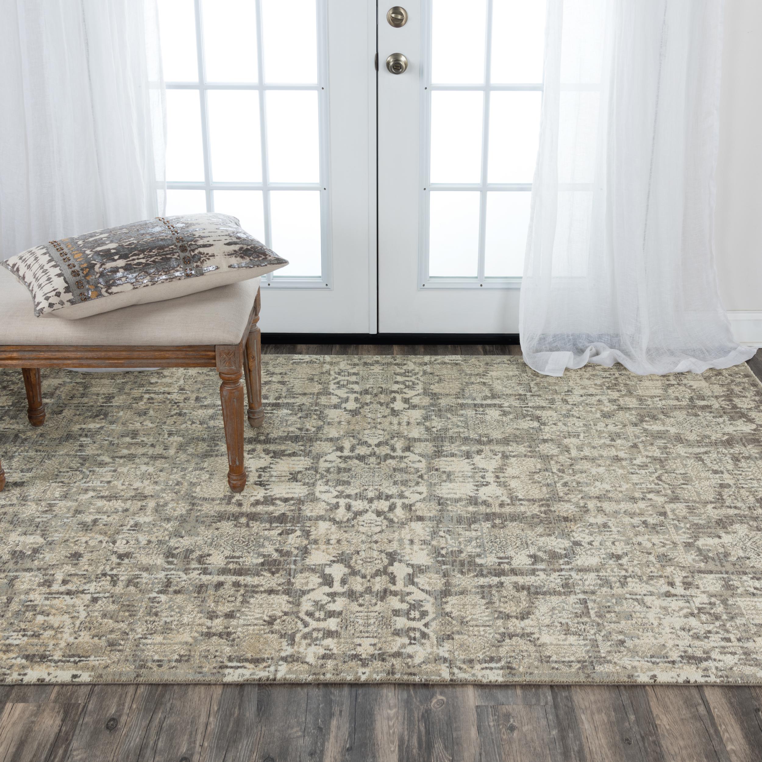 Alora Decor 005005102CP040810 Aurora 8 X 10 (ft) Wool Brown Indoor Tribal Southwestern Area Rug