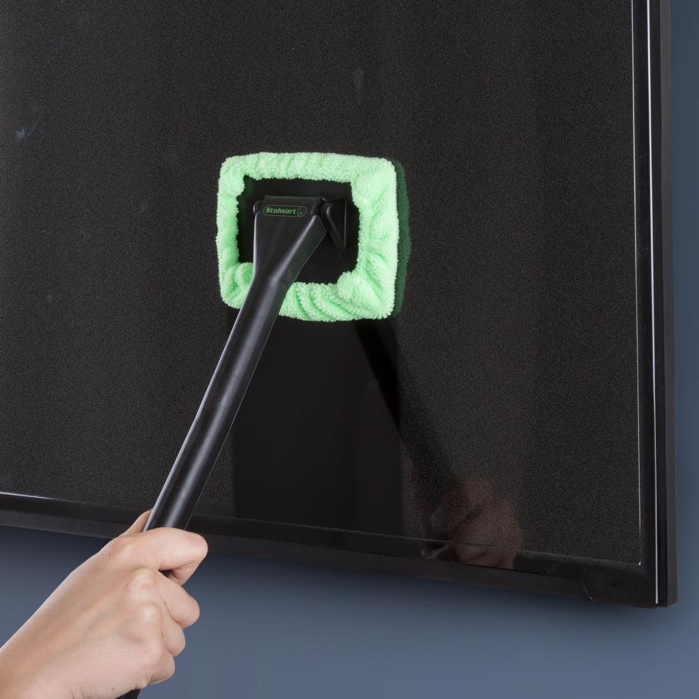 Polyte Windshield Cleaner Wand Microfiber Car Inside Window Cleaning Tool