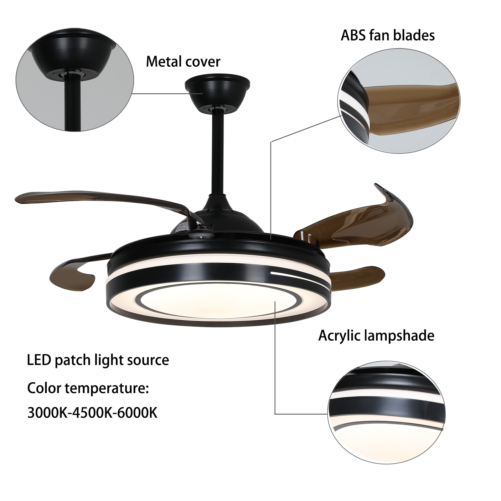 Oukaning JZUCOD8FNSHCX Ceiling-Fans - View #5